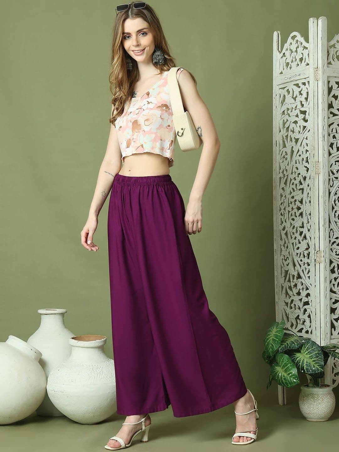 KALINI Women Ethnic Palazzos - view 1