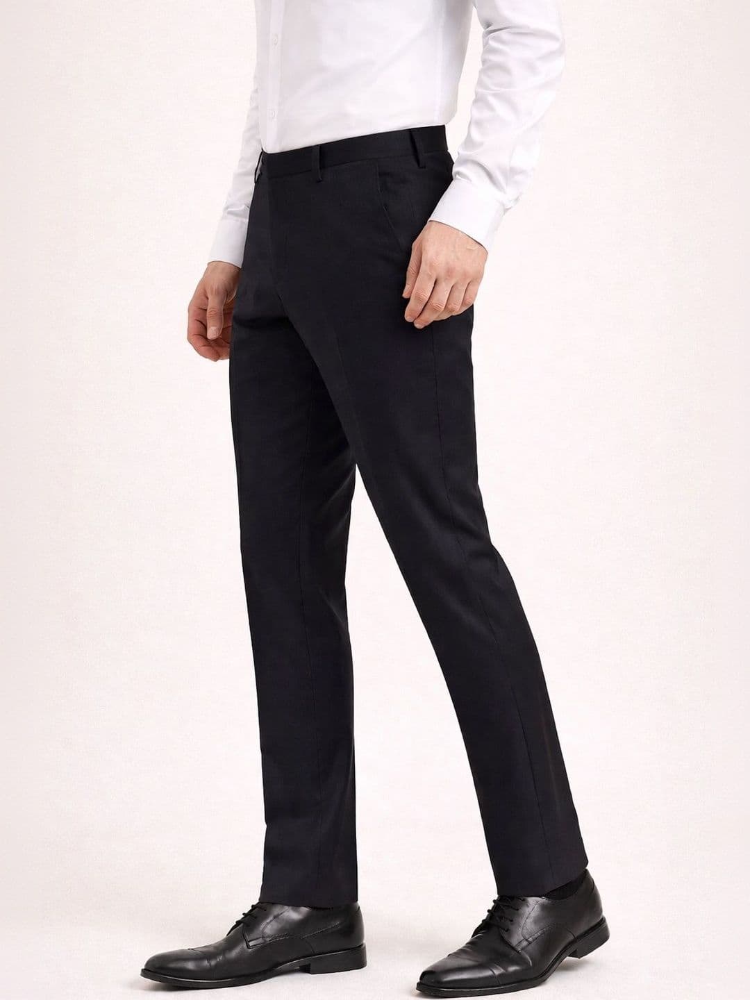 INVICTUS Men Comfort Wrinkle Free Trousers
