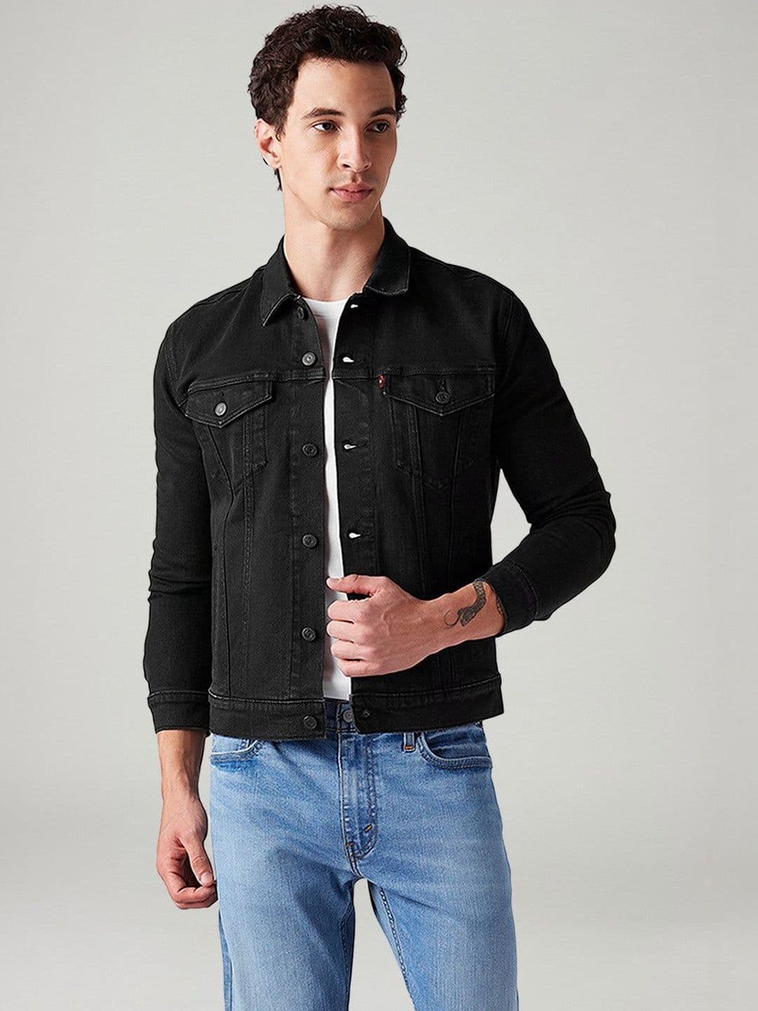Levis Men's Solid Regular Fit Jacket - view 1