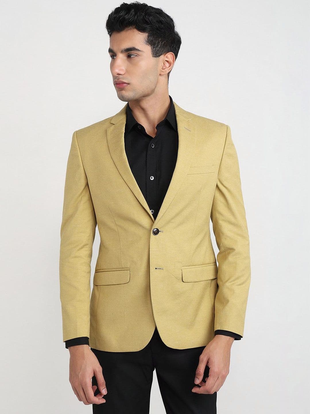 Park Avenue Men Spread Collar Long Sleeves Tailored Jacket - view 1