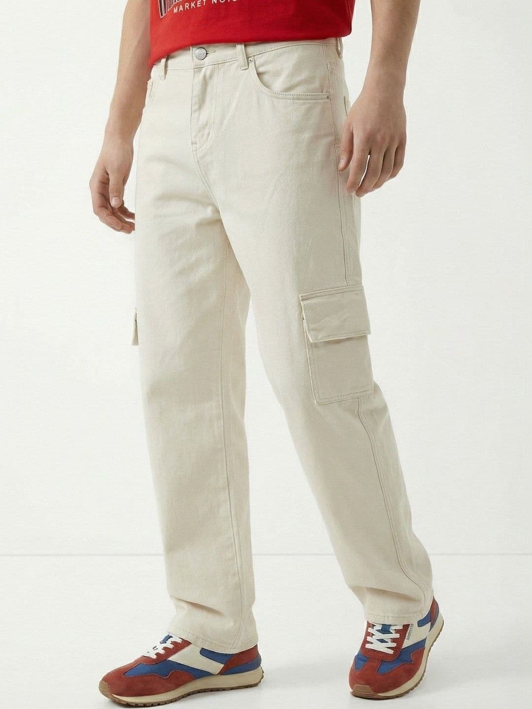 SZN Men Classic Relaxed Fit Mid-Rise Stretchable Jeans - view 1