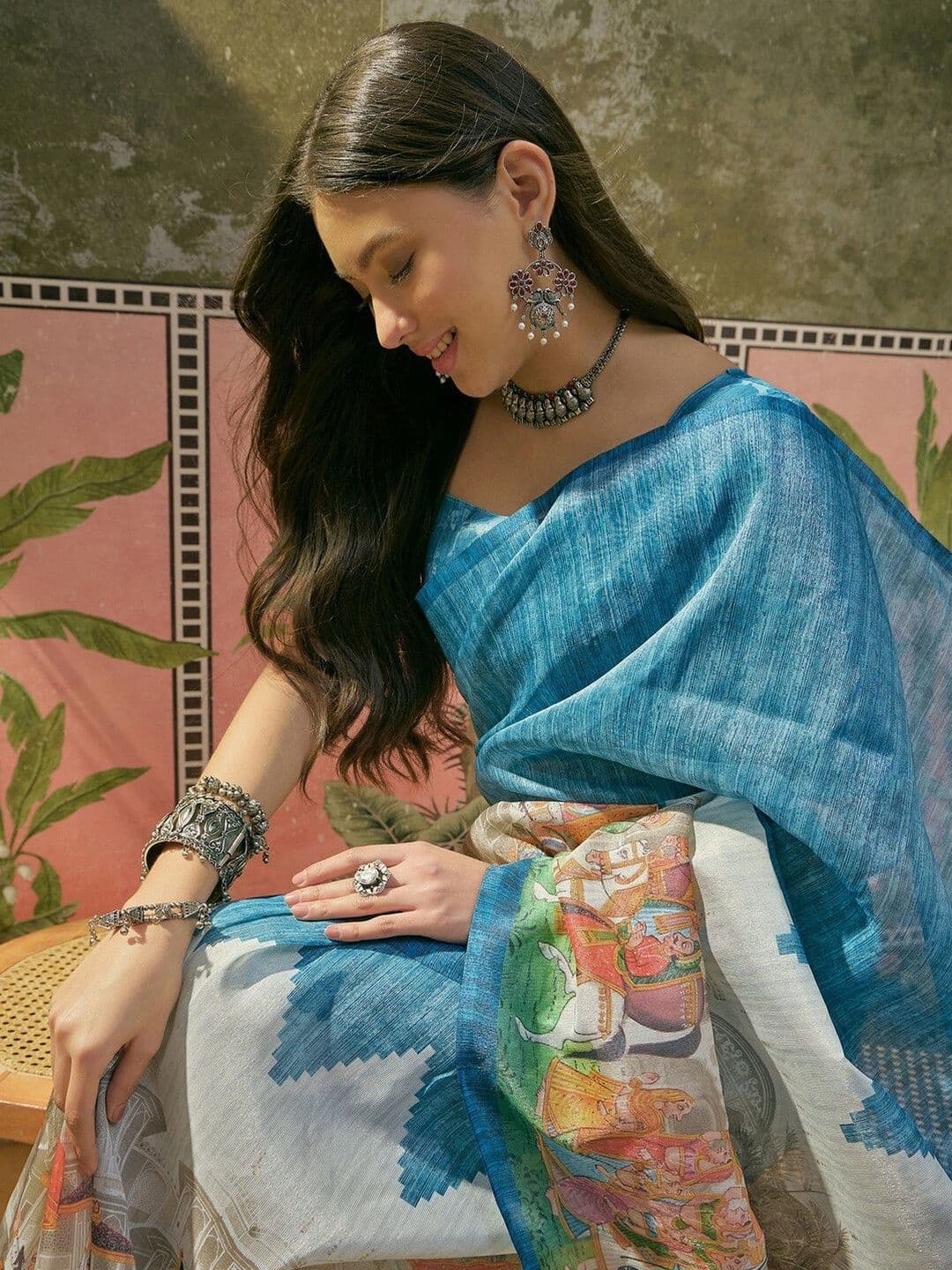 Sangria Printed Sarees - view 1