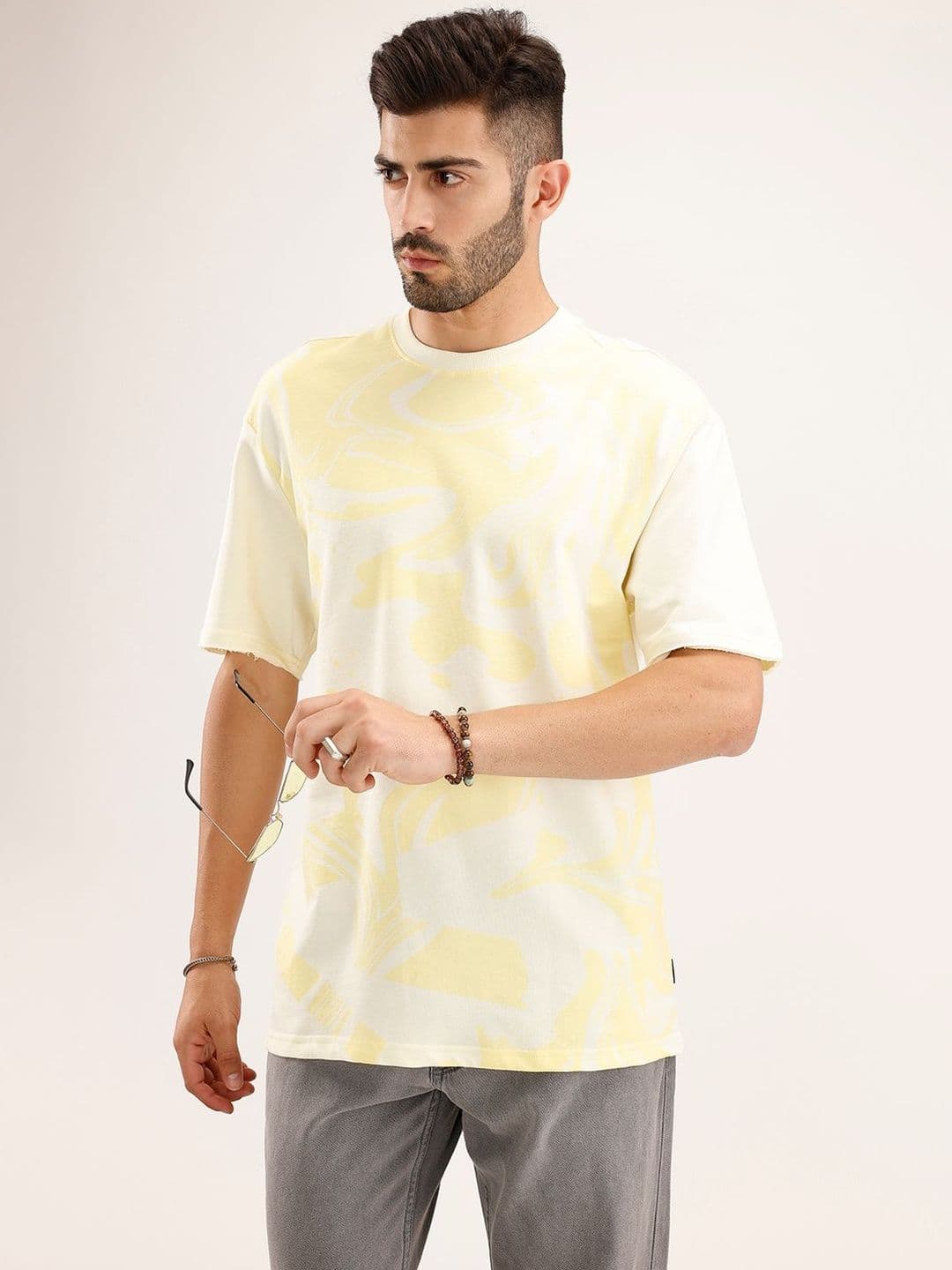 WROGN Men Printed Cotton T-shirt - view 1