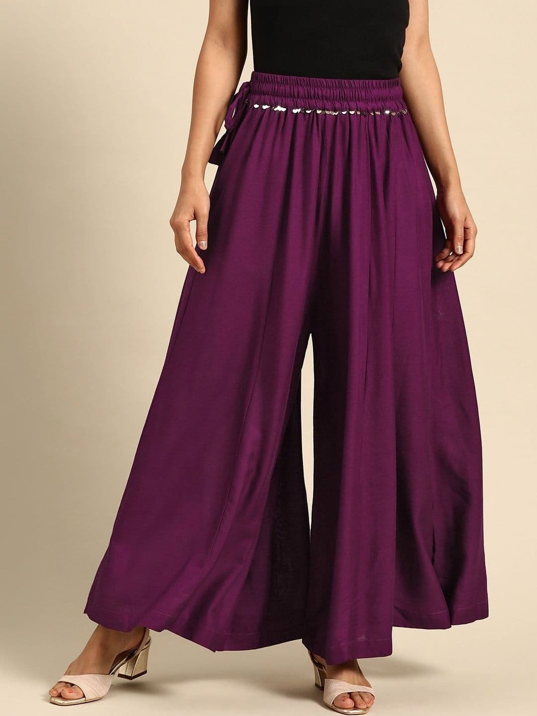 KALINI Women Ethnic Palazzos - view 1