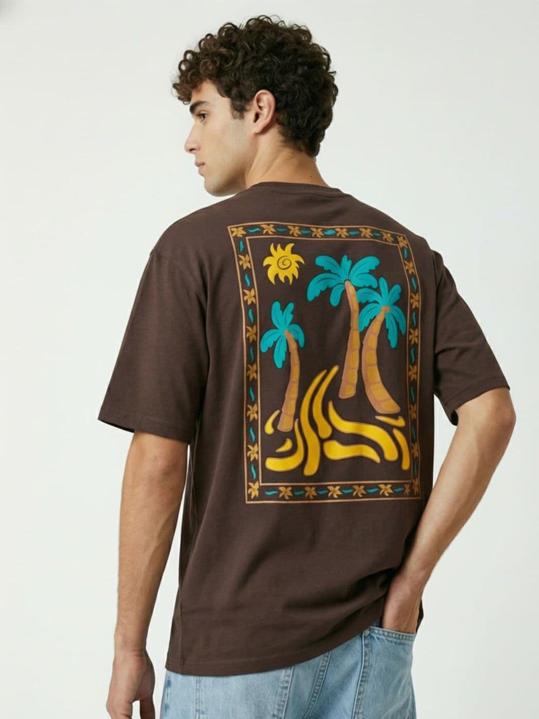 glitchez Men Printed Tropical T-shirt - view 1