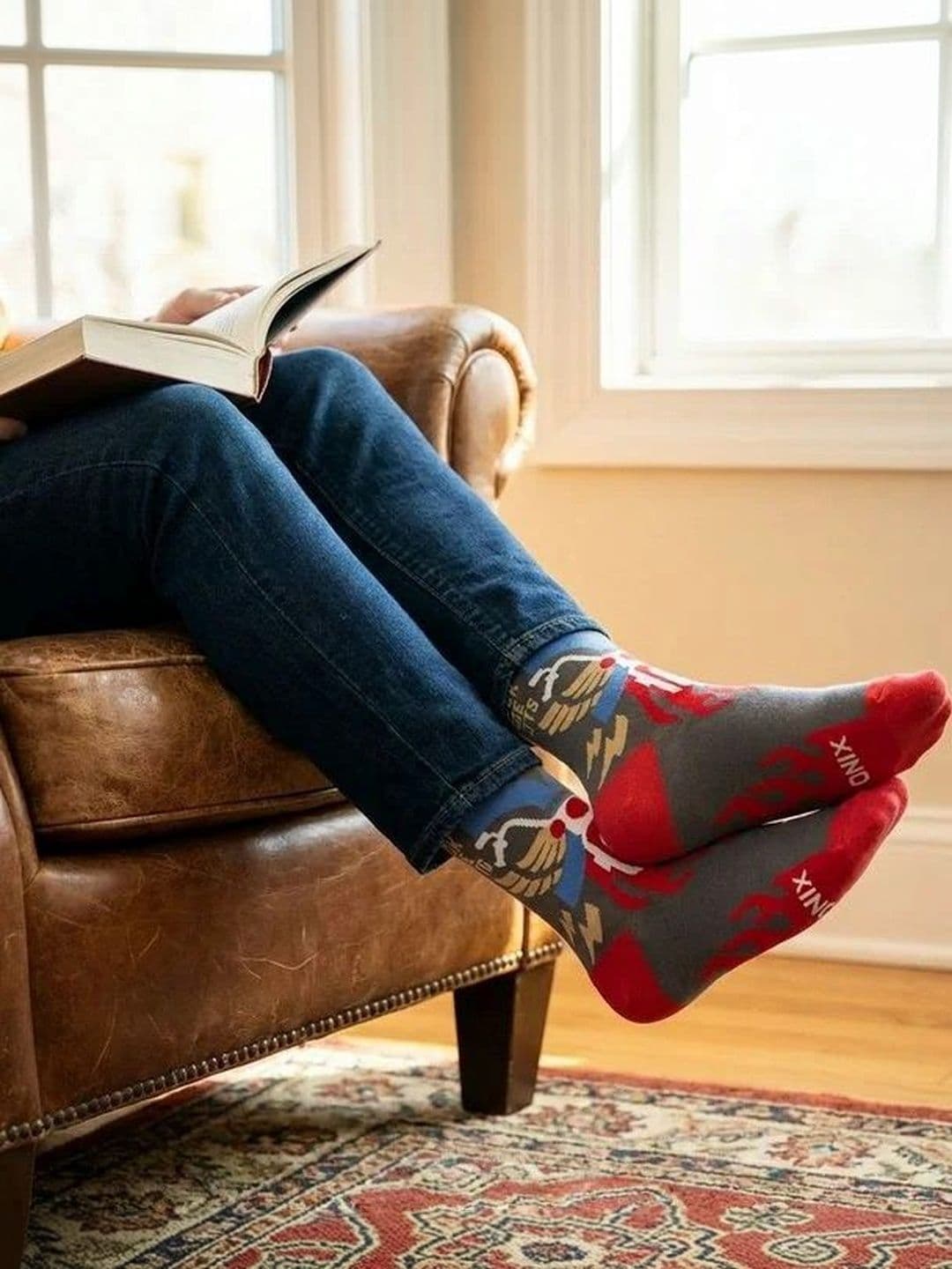JUMPLINGS Men Patterned Above Ankle Socks - view 1