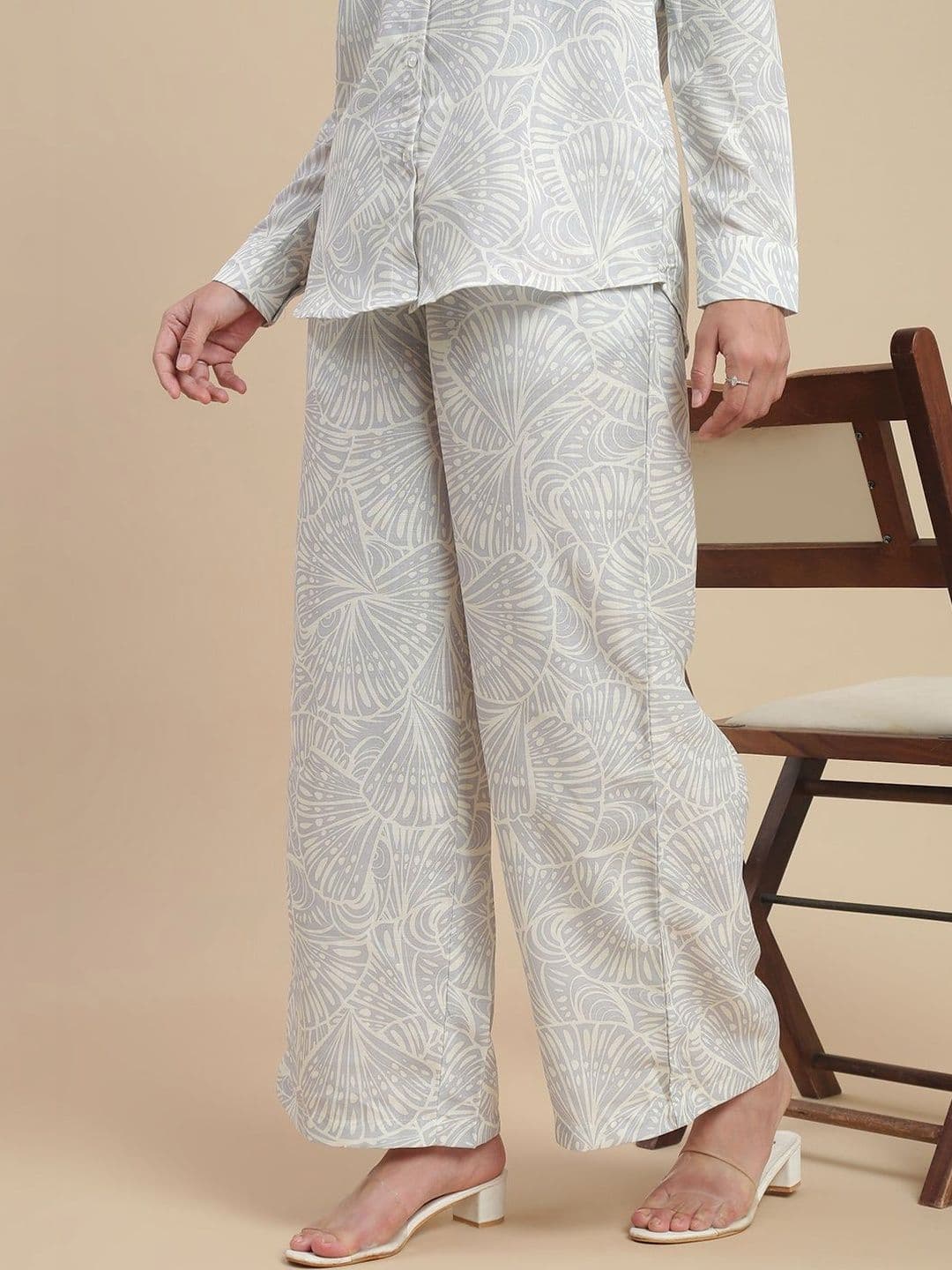 De Moza Women Printed Ethnic Palazzos - view 1