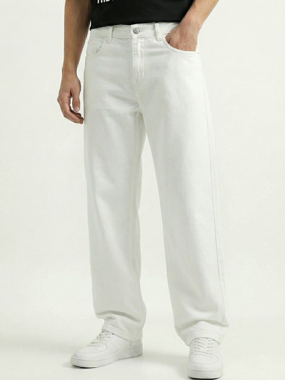 HERE&NOW Men Classic Mid-Rise Stretchable Jeans - view 1