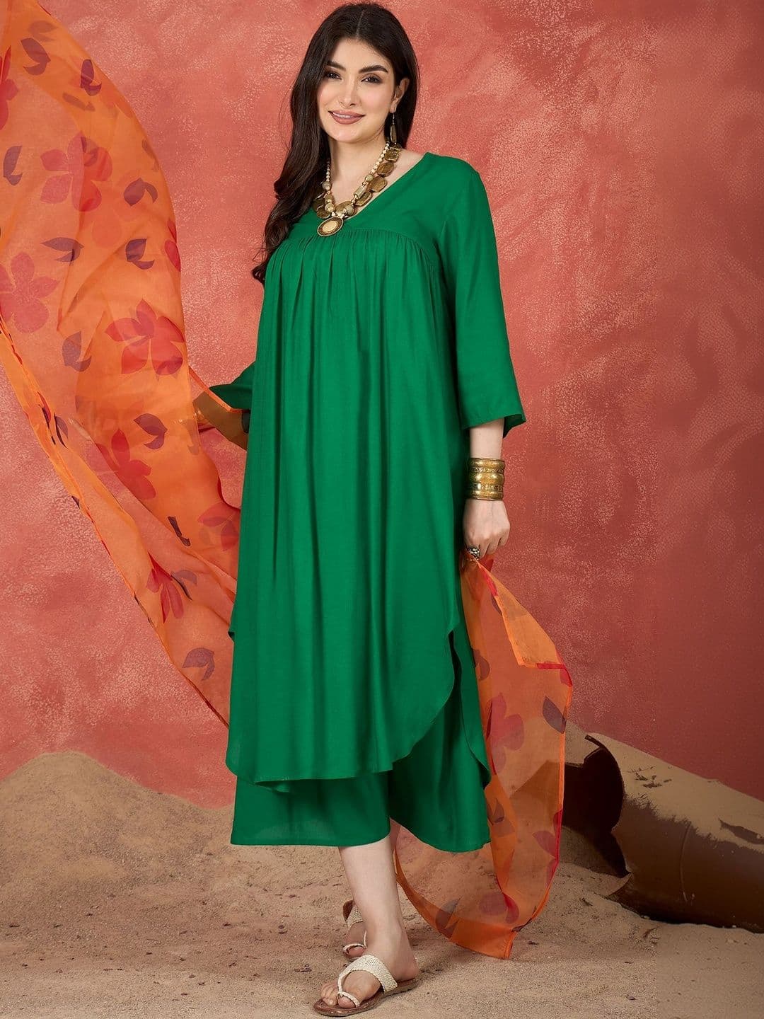 InWeave Printed Dupatta - view 1
