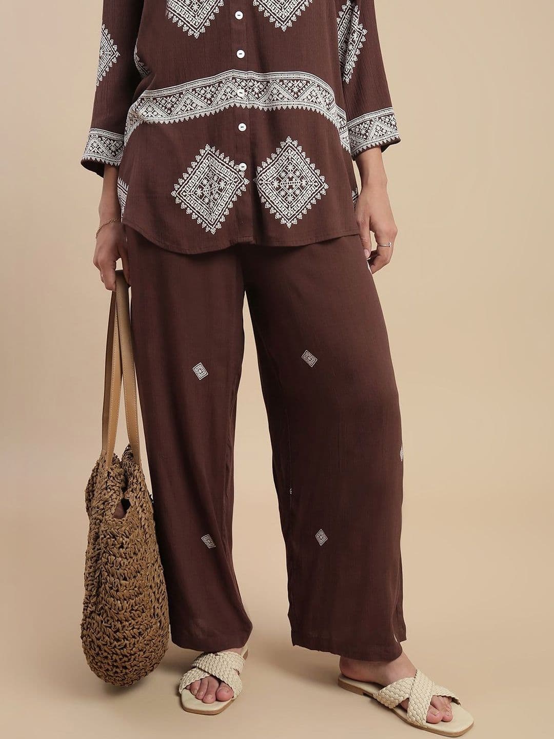 De Moza Women Printed Palazzos - view 1