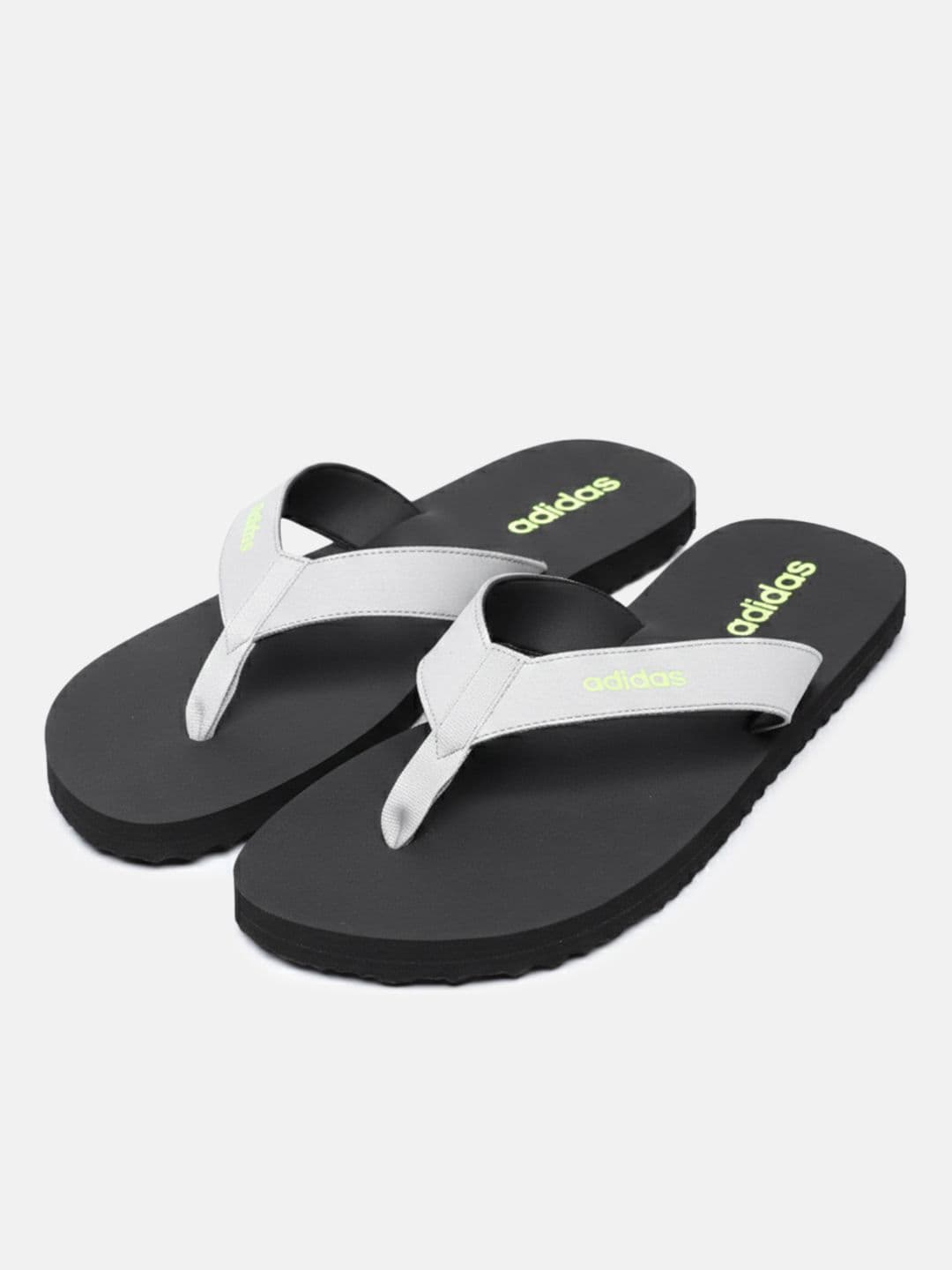 ADIDAS Men BISE PROTOP Textured Brand Logo Printed Thong Flip-Flops - view 1