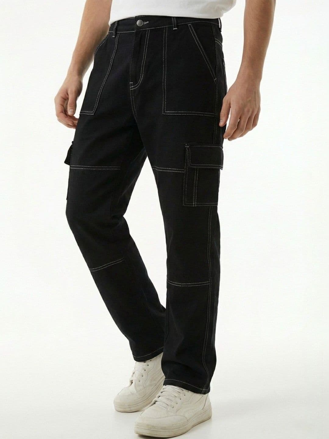 HERE&NOW Men Classic Relaxed Fit Mid-Rise Jeans - view 1