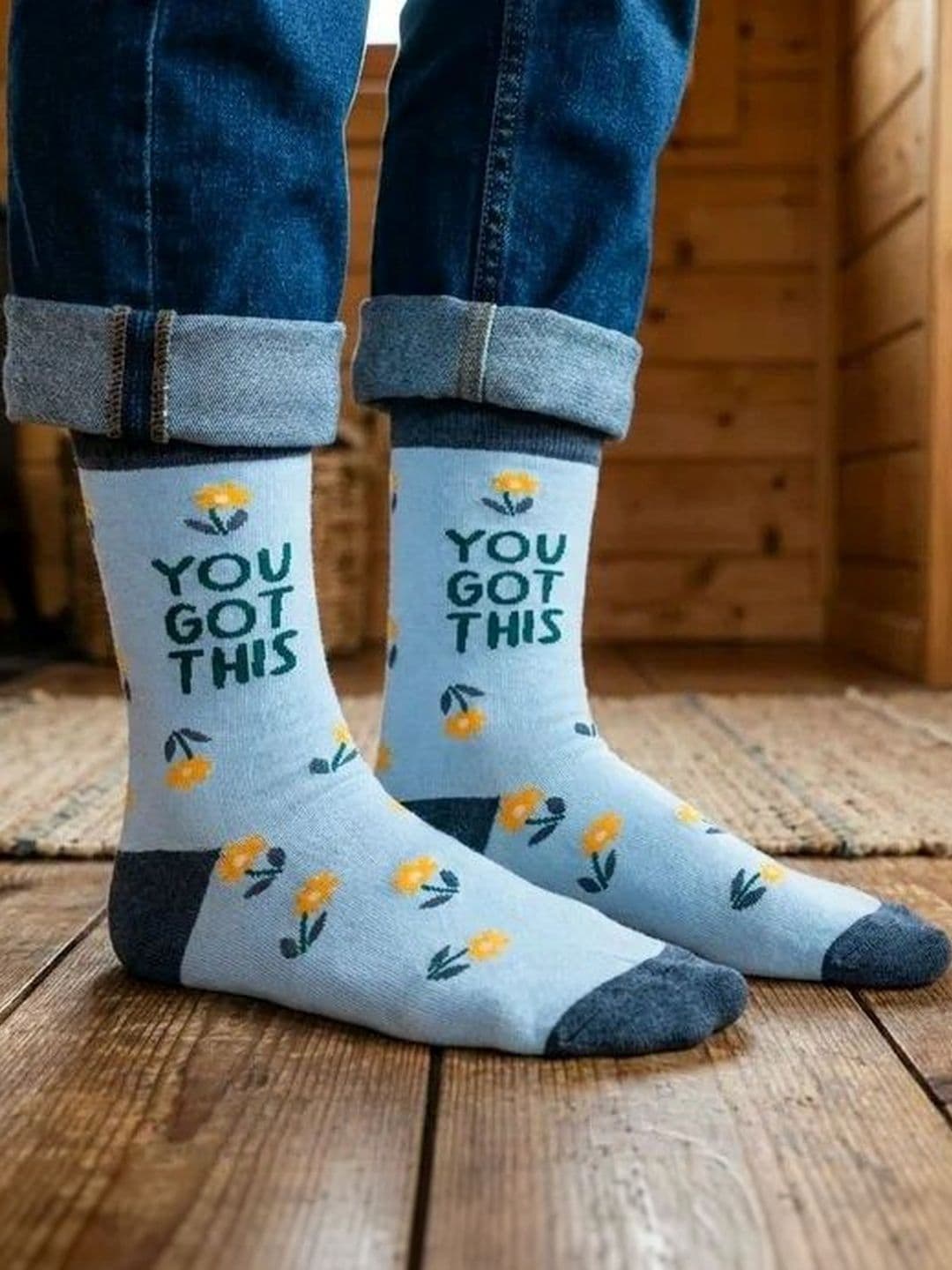 JUMPLINGS Men Cotton Patterned Above Ankle Socks - view 1