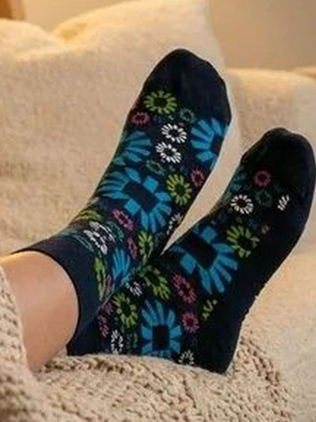 JUMPLINGS Men Cotton Patterned Above Ankle Socks - view 1