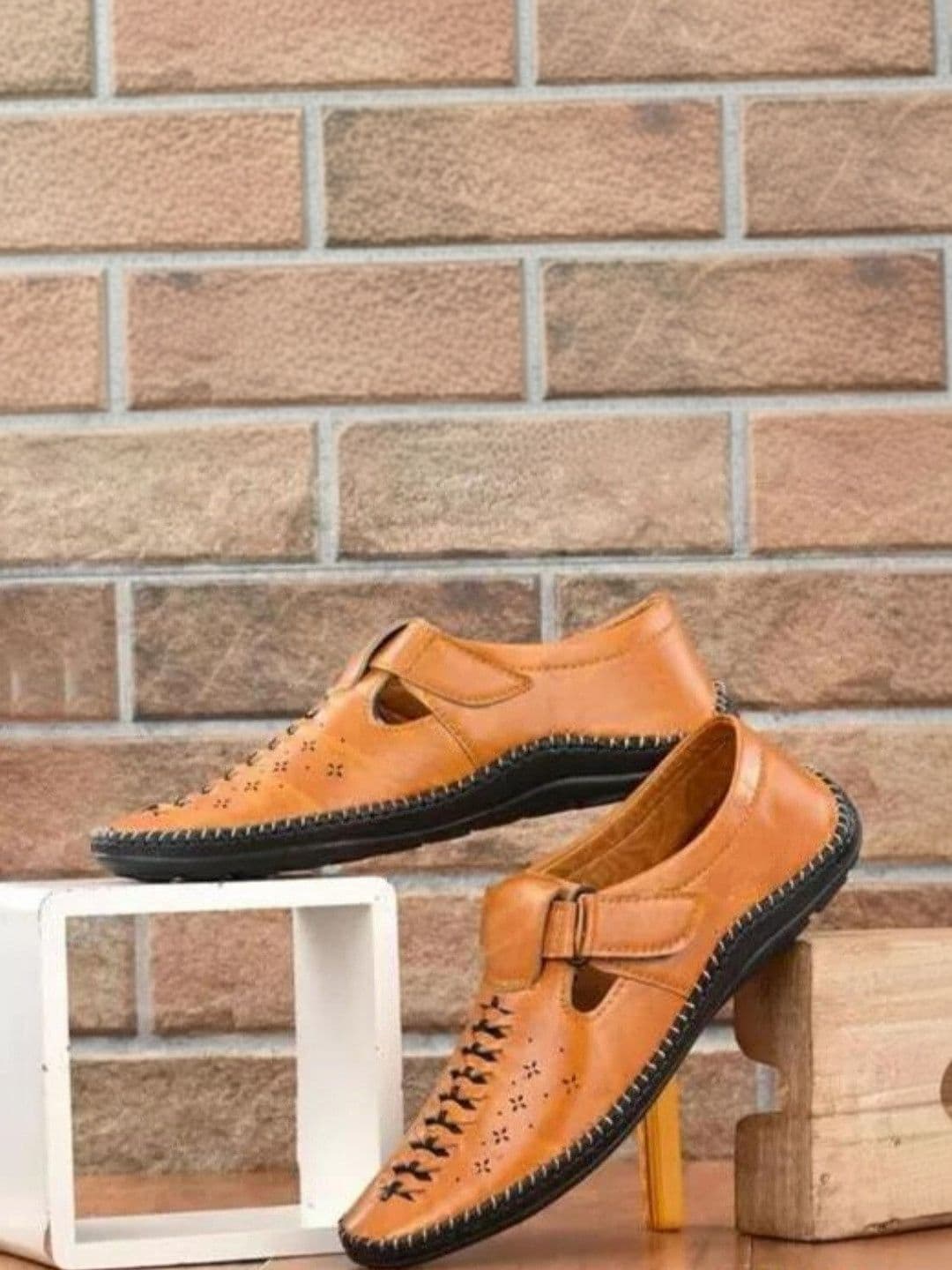 HATTOUN Men PU Fashion Sandals - view 1