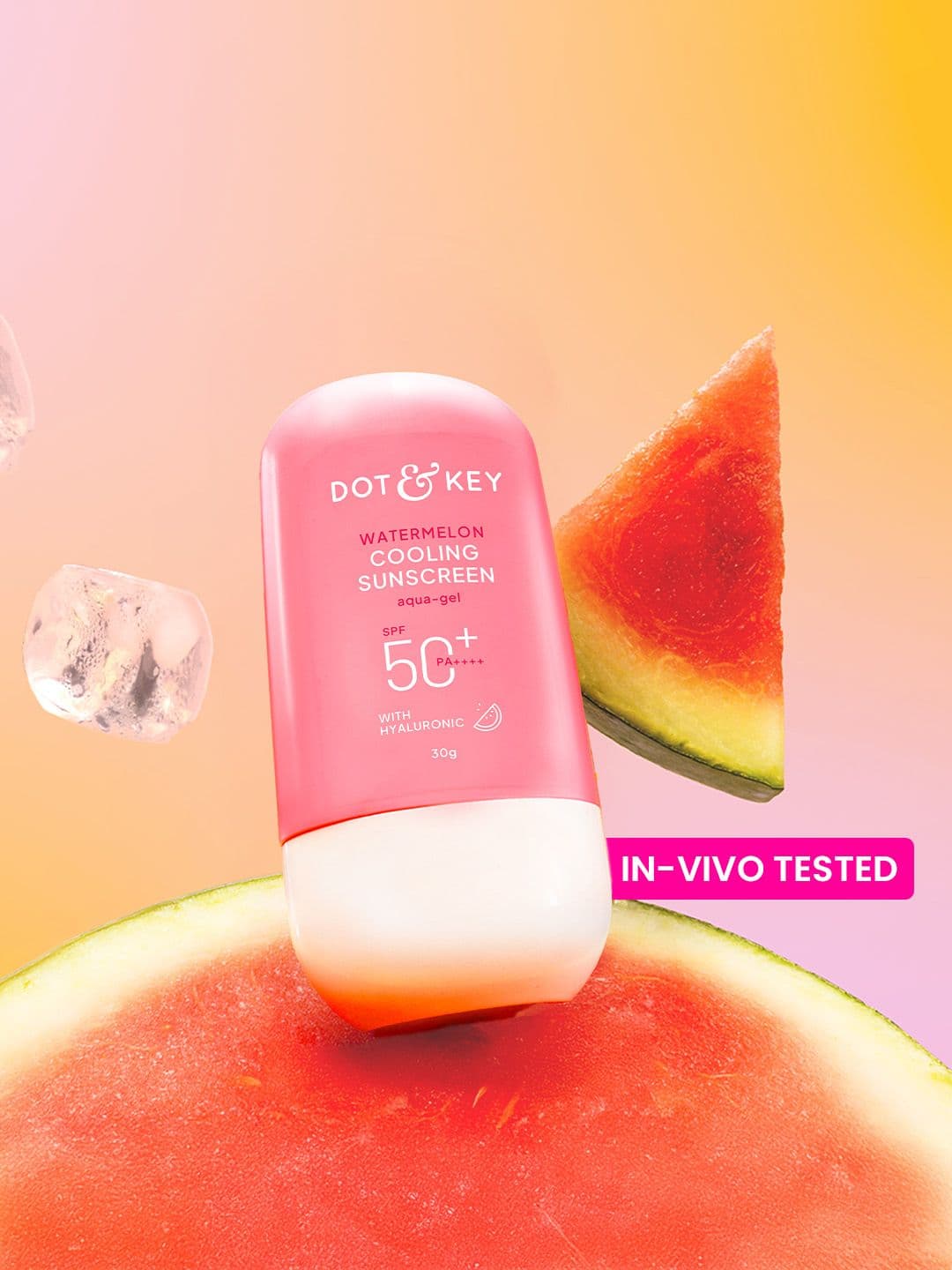 DOT & KEY Watermelon Cooling Sunscreen, In-Vivo Tested SPF 50+ PA++++ With Hyaluronic- 30g - view 1