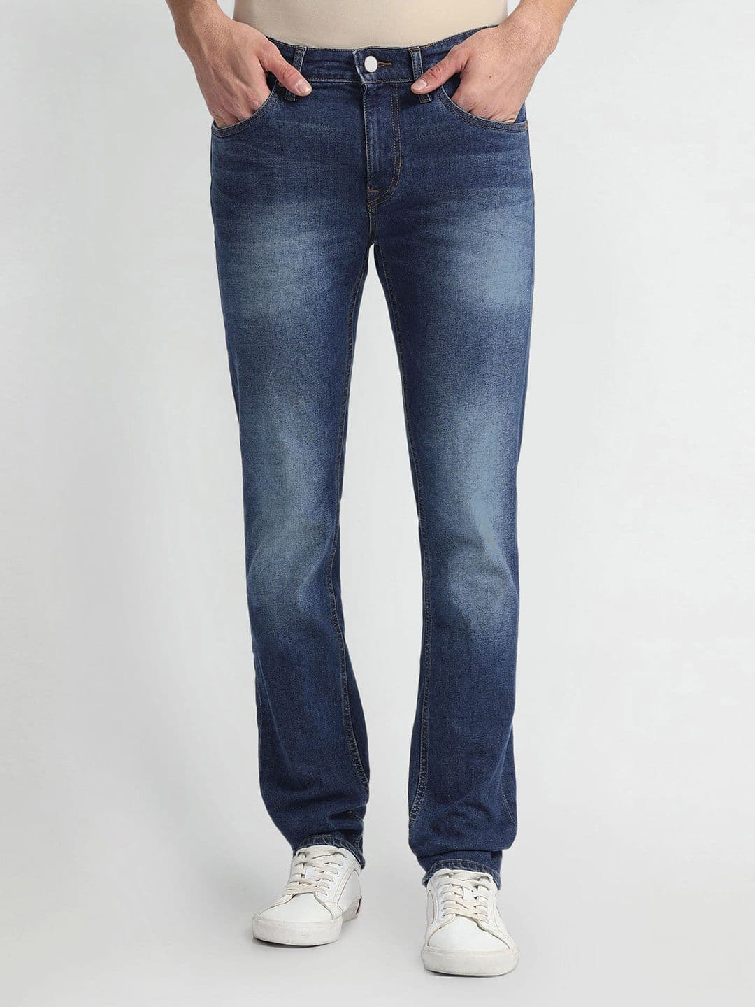 U.S. Polo Assn. Denim Co. Men Regallo Skinny Fit Light Fade Stretchable Jeans - view 1