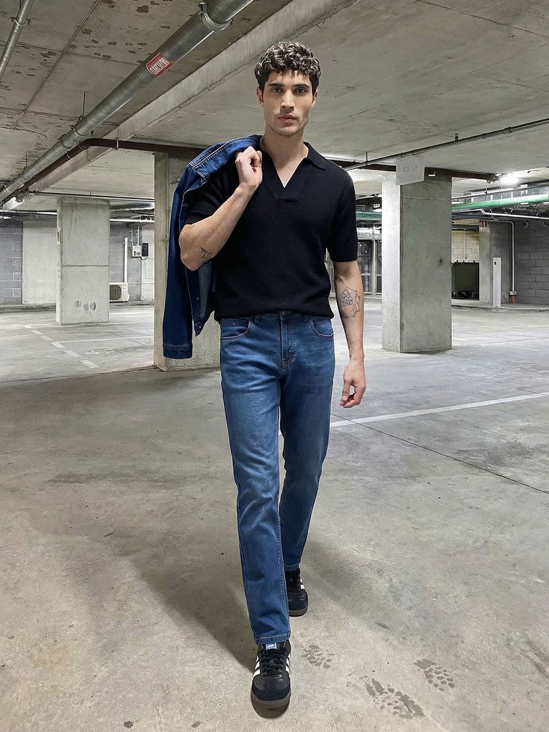 The Roadster Life Co. Men Slim Fit Mid-Rise Light Fade Stretchable Jeans - view 1