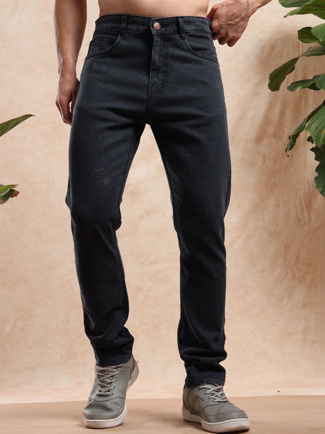 AIDAN PAUL Men Jean Slim Fit Mid-Rise Light Fade Jeans - view 1