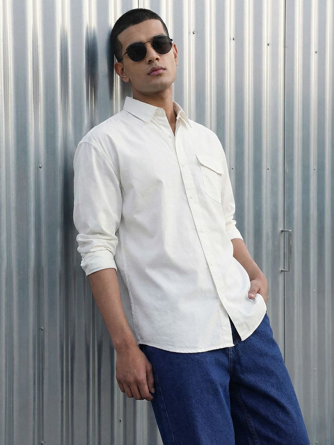 The Roadster Life Co. Pure Cotton Relaxed Shirt - view 1