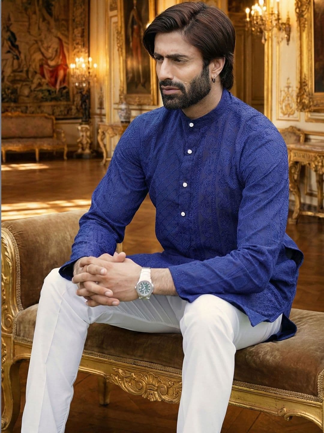 RANGRAAG Men Printed Kurta - view 1