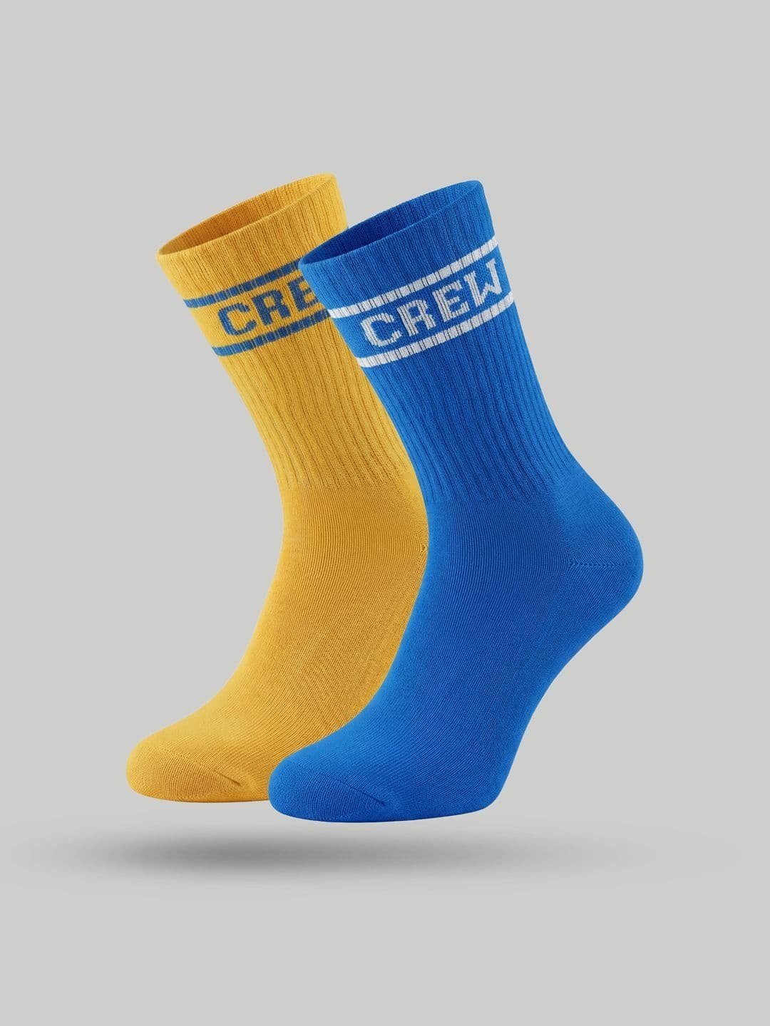 XYXX Men Pack of 2 Cotton Blend Patterned Calf Length Socks - view 1