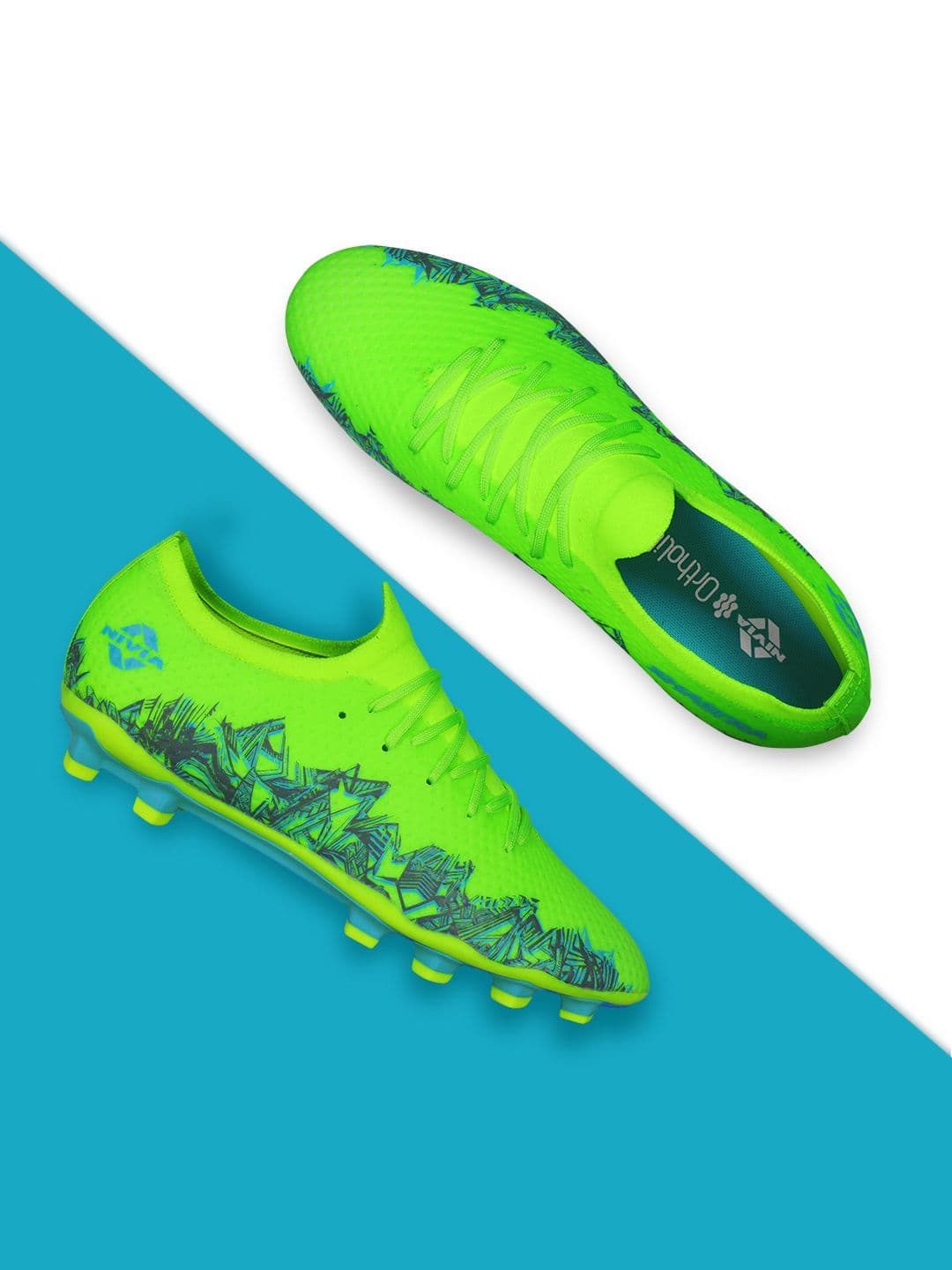 NIVIA Shastra Football Studs with PU Leather and TPU Sole for Hard & Grassy Surfaces - view 1