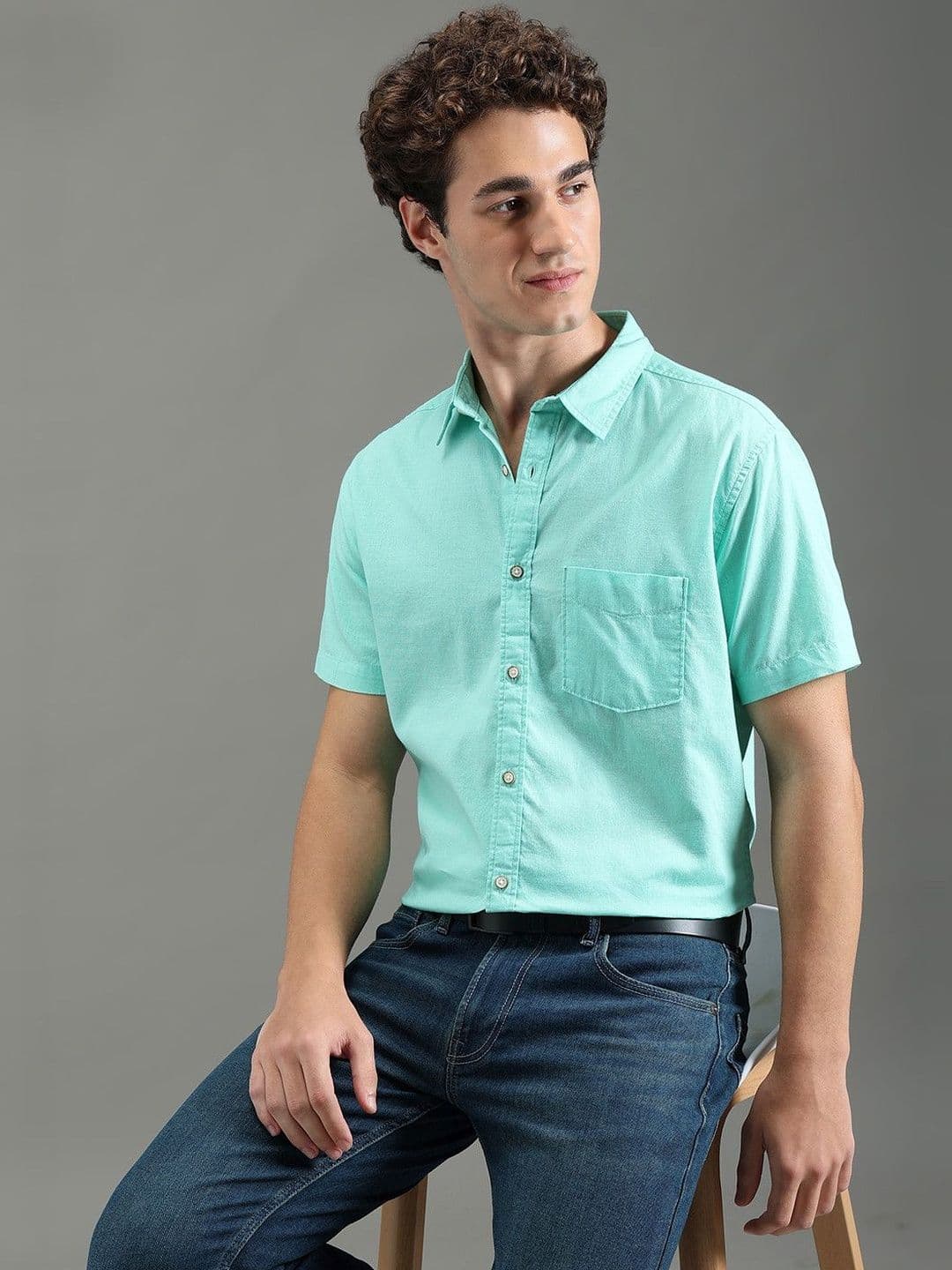 Pepe Jeans Men Spread Collar Short Sleeves Shirt - view 1