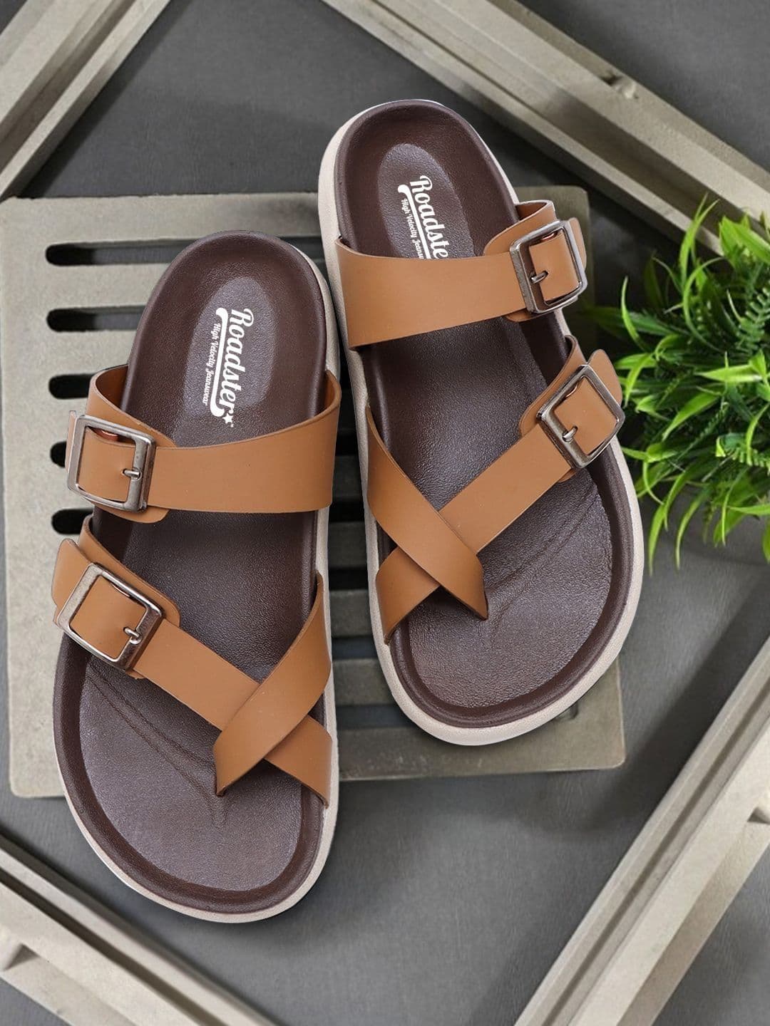 The Roadster Lifestyle Co Men Slip-On Comfort Sandals - view 1