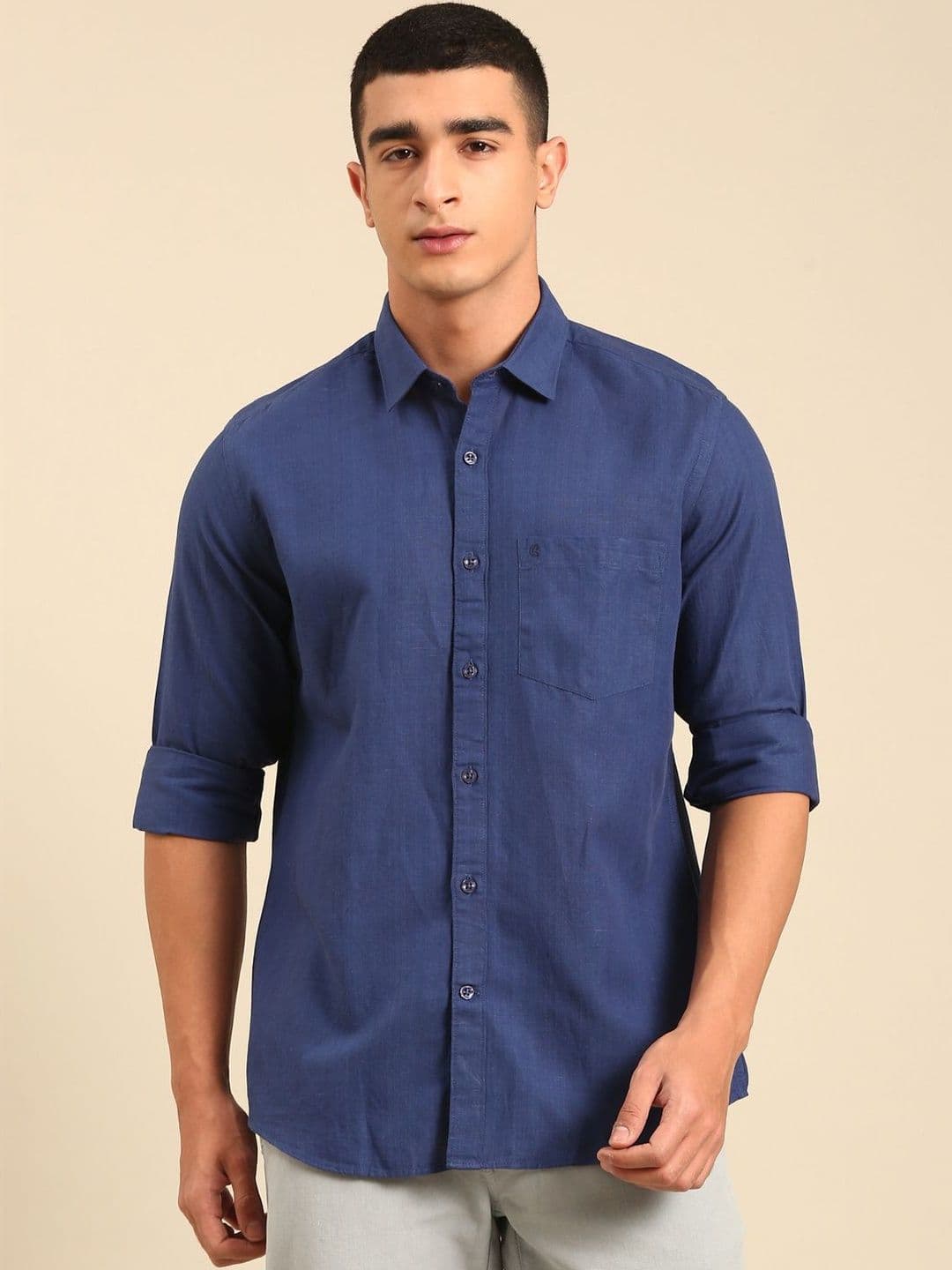 CAVALLO by Linen Club Men Contemporary Regular Fit Casual Shirt - view 1