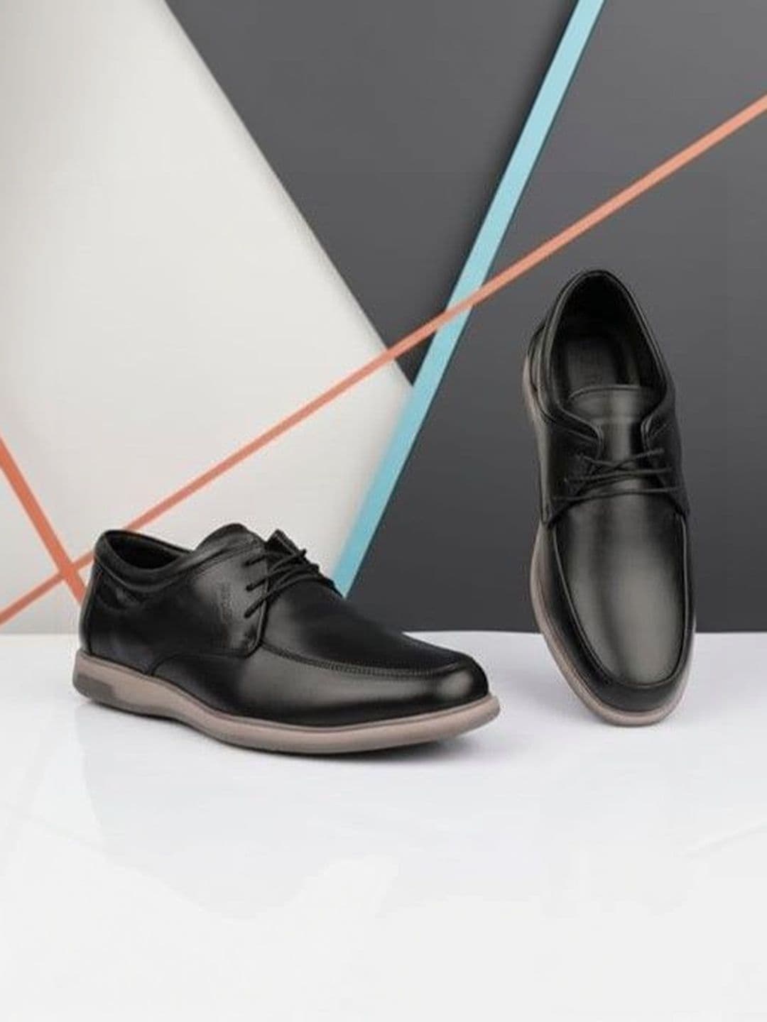 FOR-B Men Leather Formal Derbys - view 1