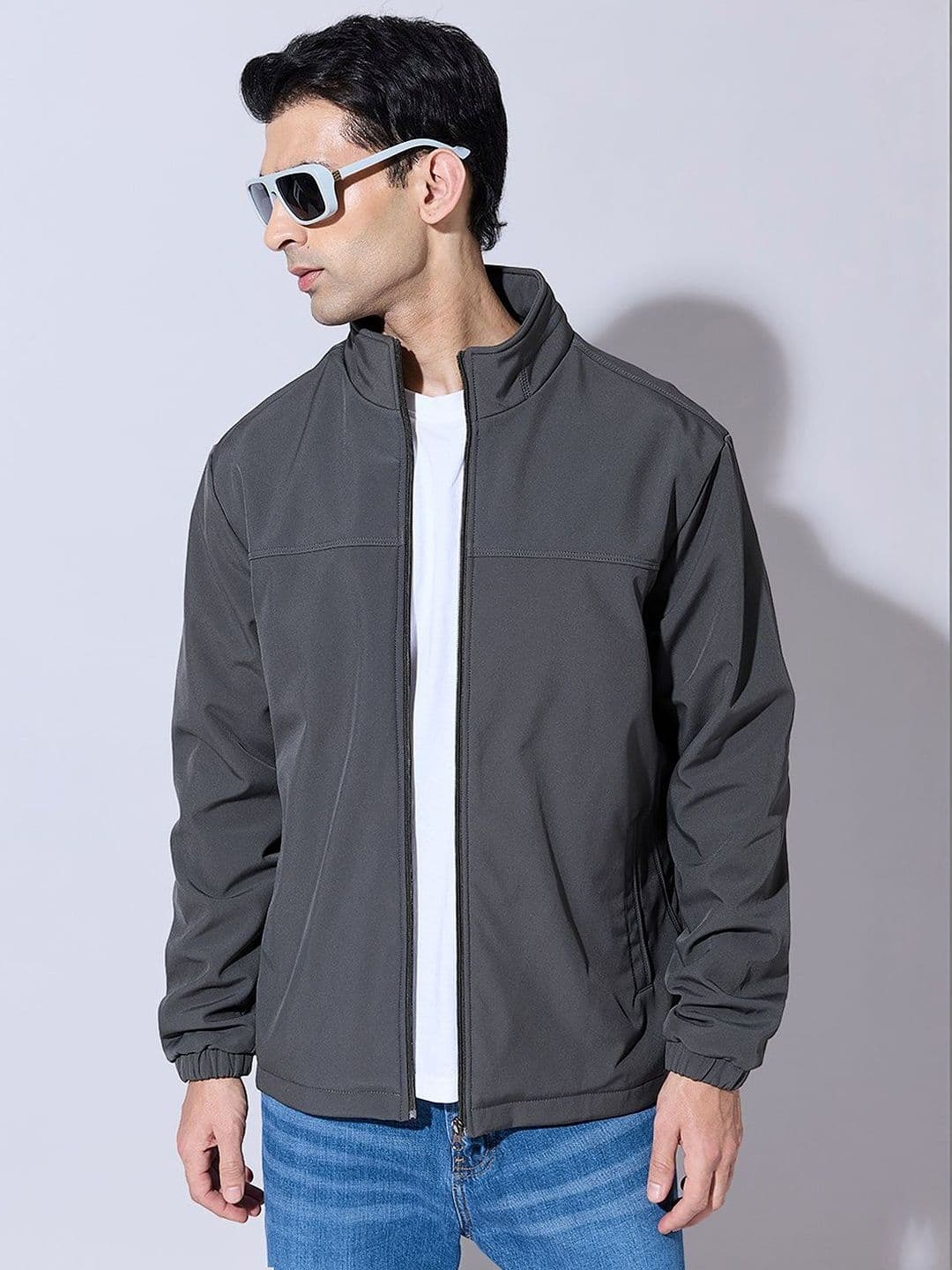 SHOWOFFFF Outdoor Open Front Cotton Jacket - view 1