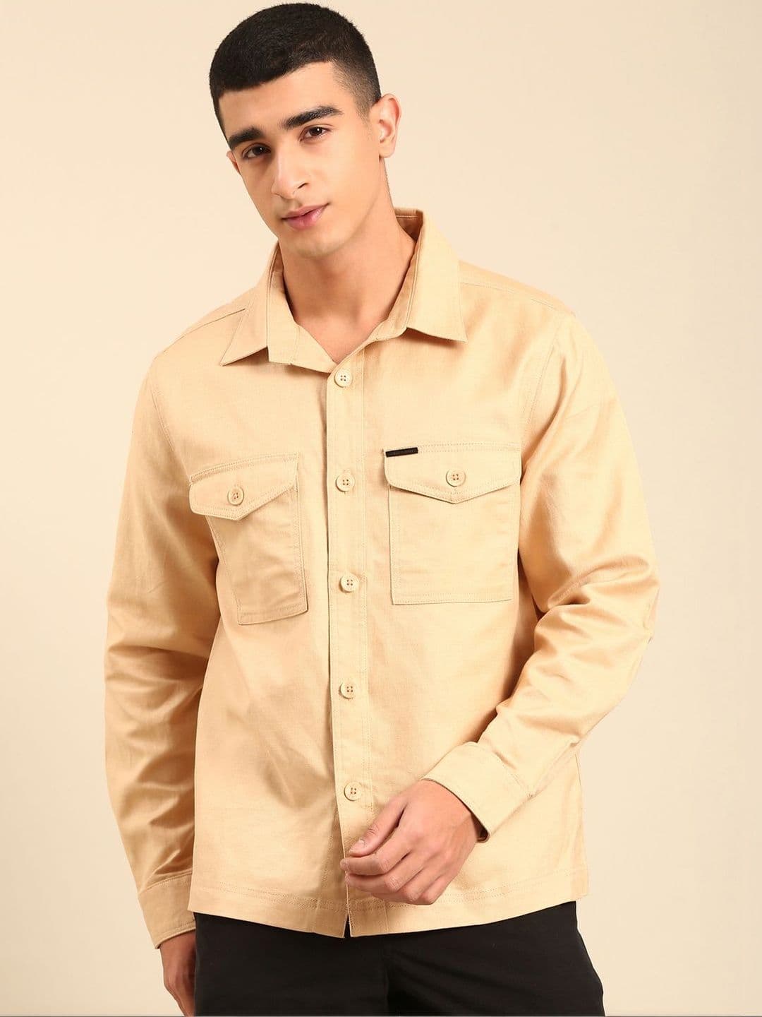 CAVALLO by Linen Club Men Open Front Jacket - view 1