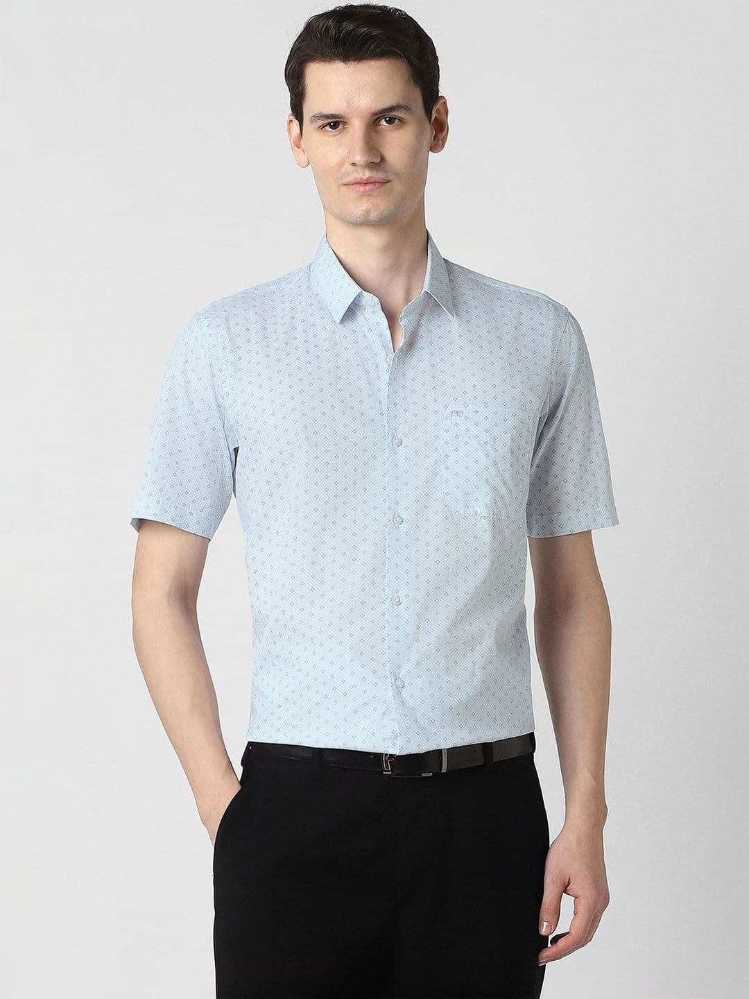 Peter England Men Slim Fit Printed Formal Shirt - view 1