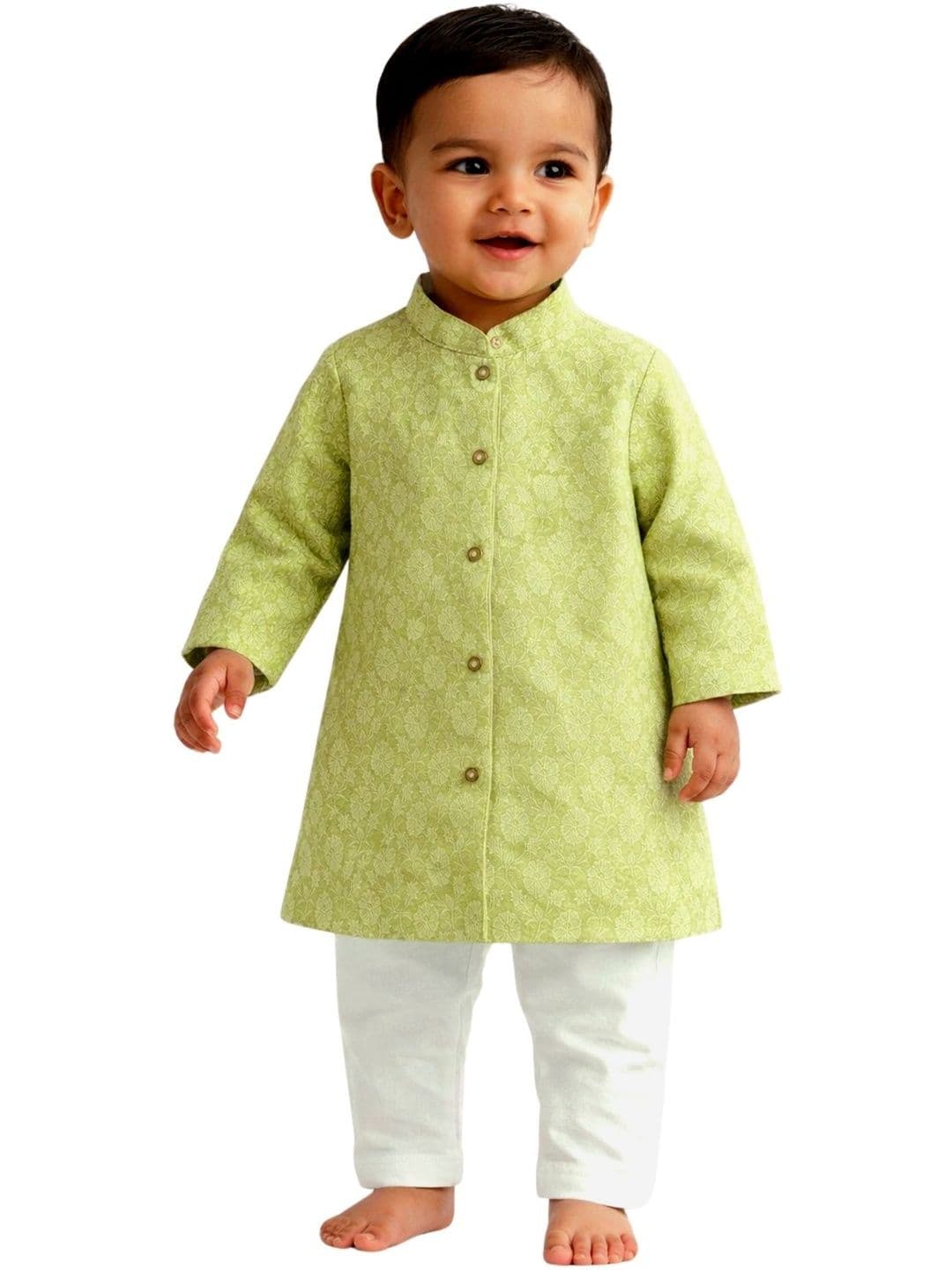 Sangria Boys Mandarin Collar Sherwani