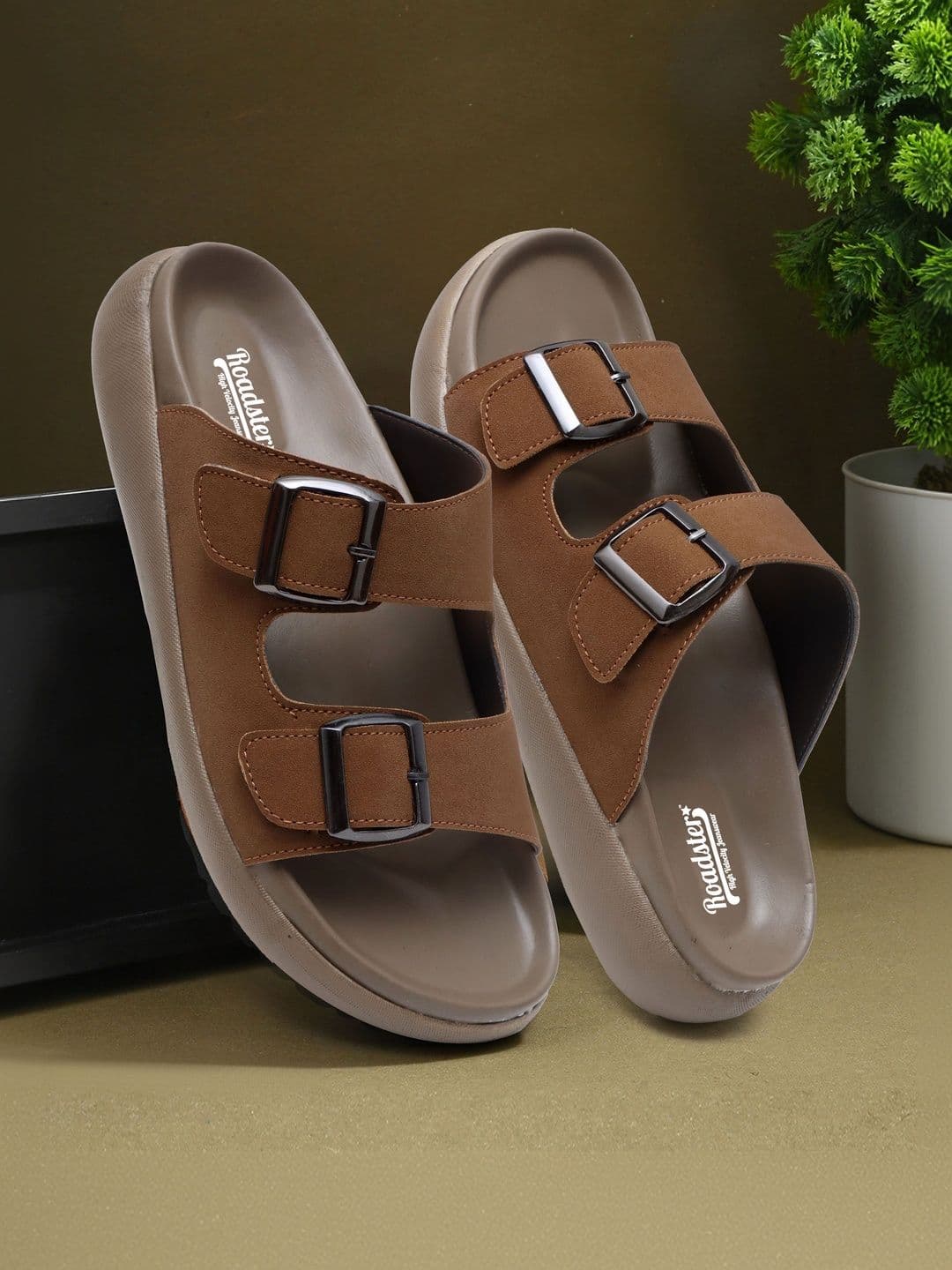 The Roadster Lifestyle Co Men Slip-On Comfort Sandals - view 1