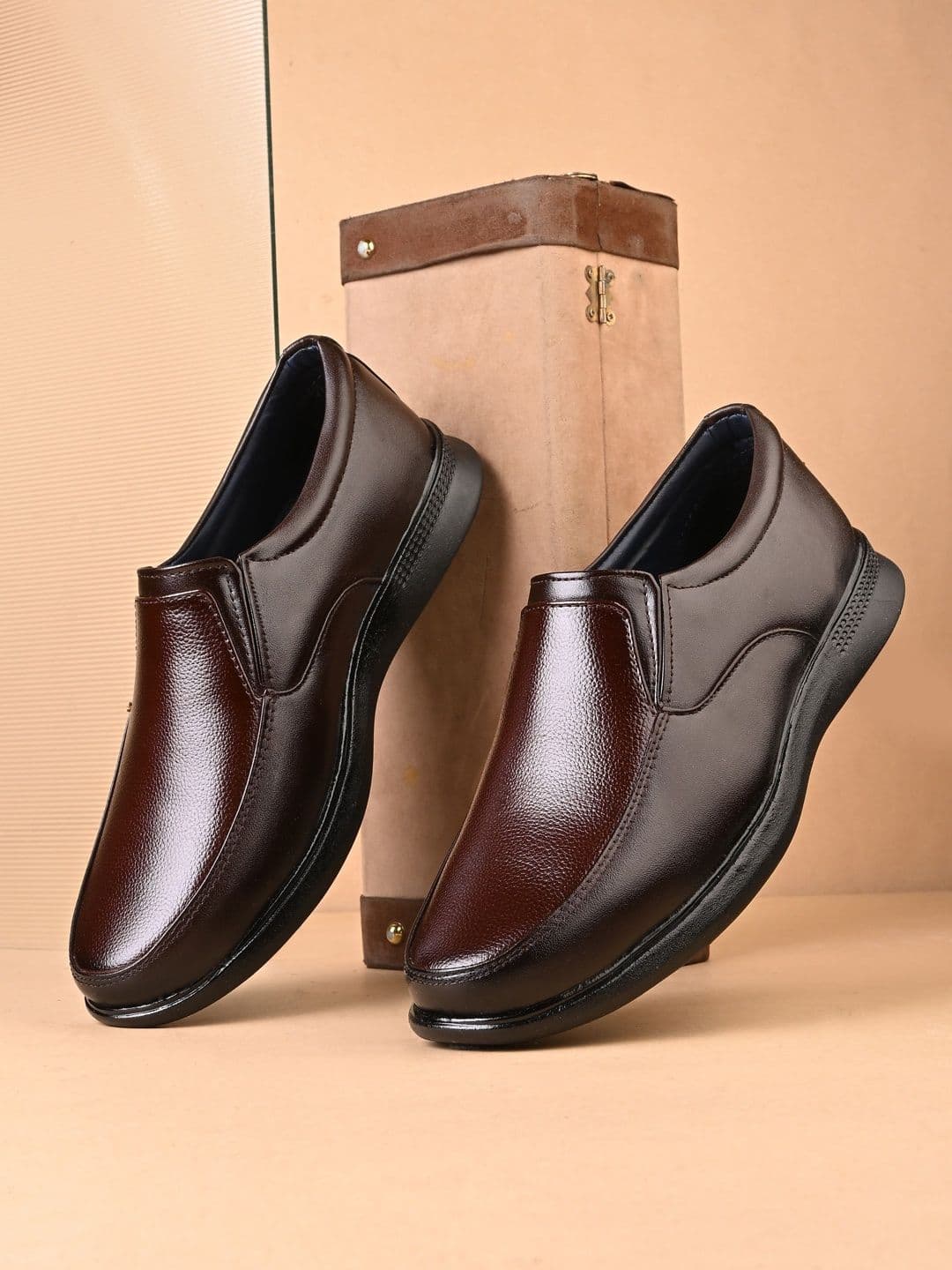 Azzaro Black Men Formal Slip-Ons - view 1