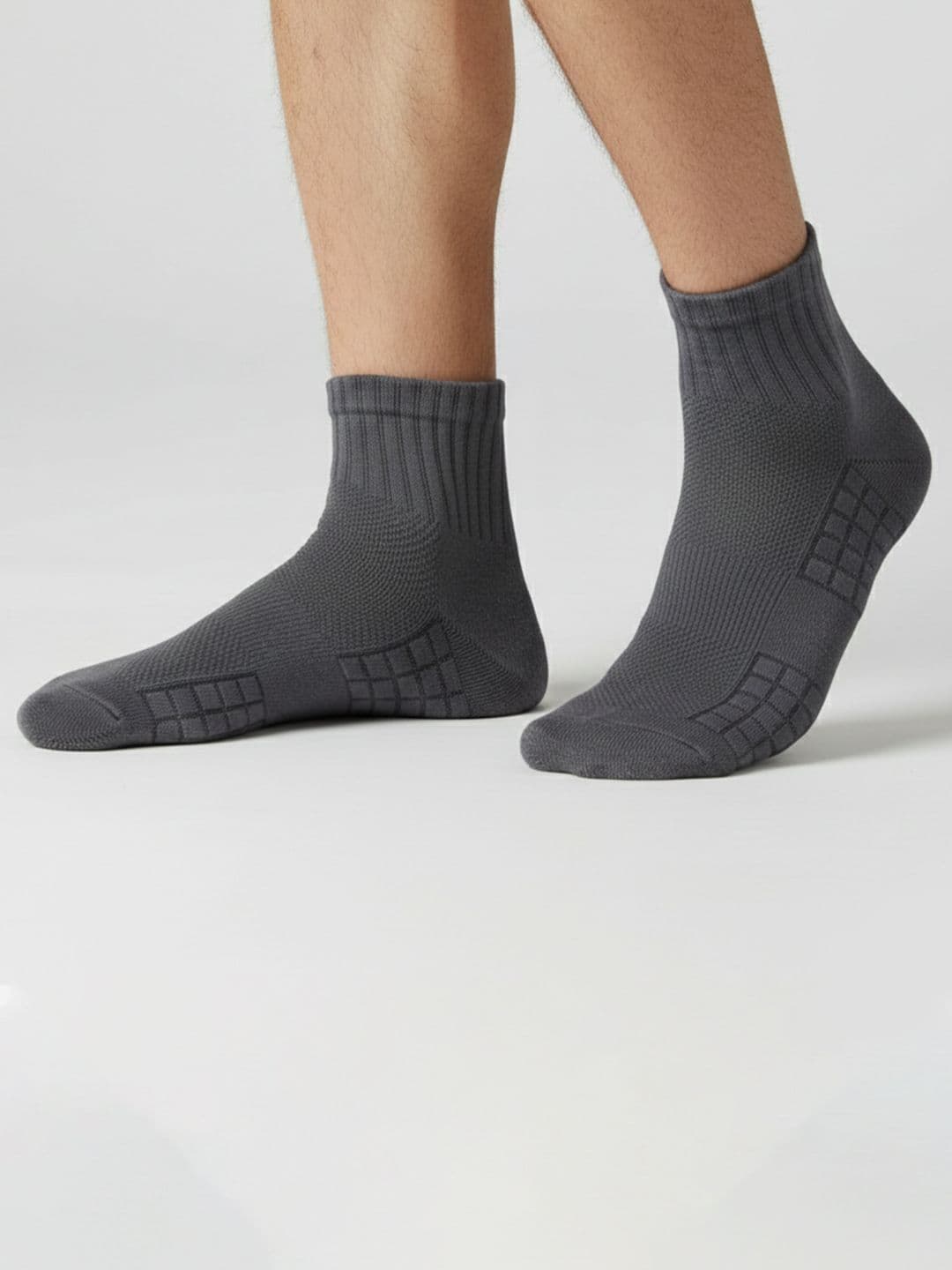 Sockscarving Men Cotton Blend Patterned Ankle Length Socks - view 1