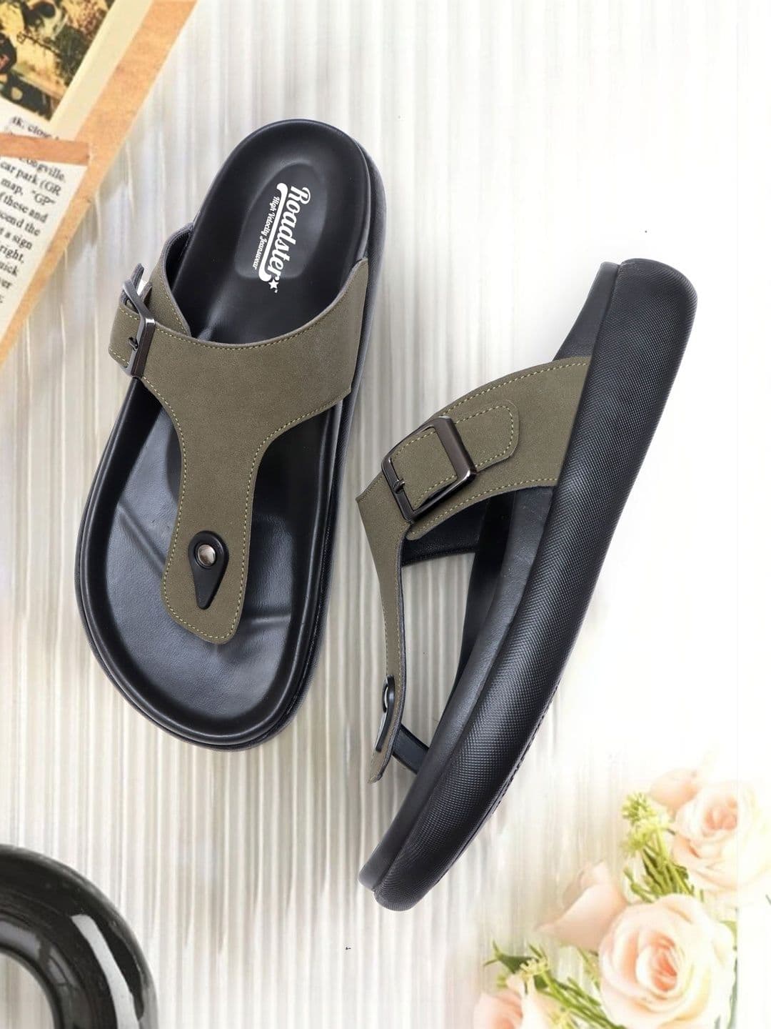 The Roadster Lifestyle Co Men Slip-On Comfort Sandals - view 1
