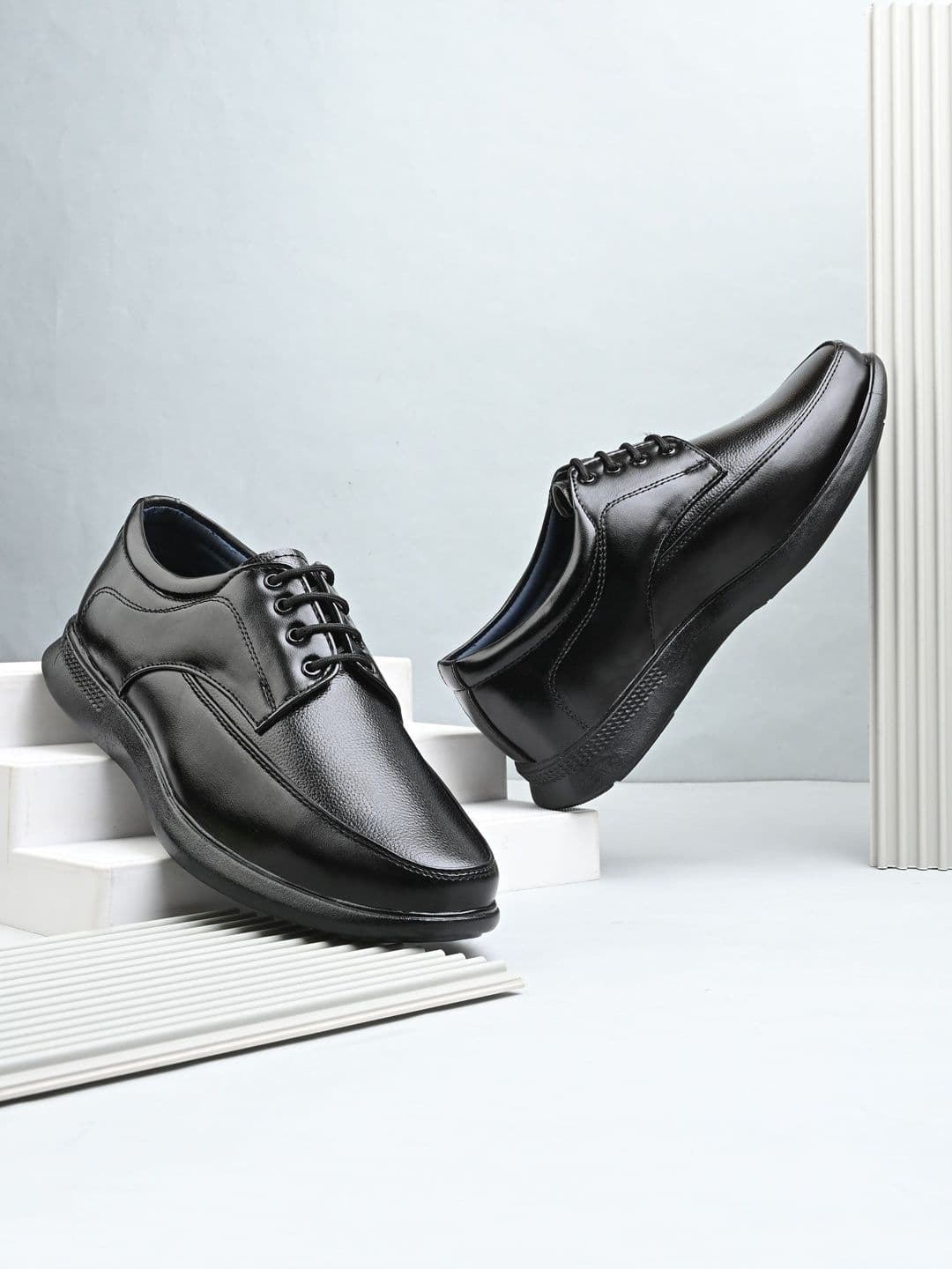 Azzaro Black Men Formal Derbys - view 1