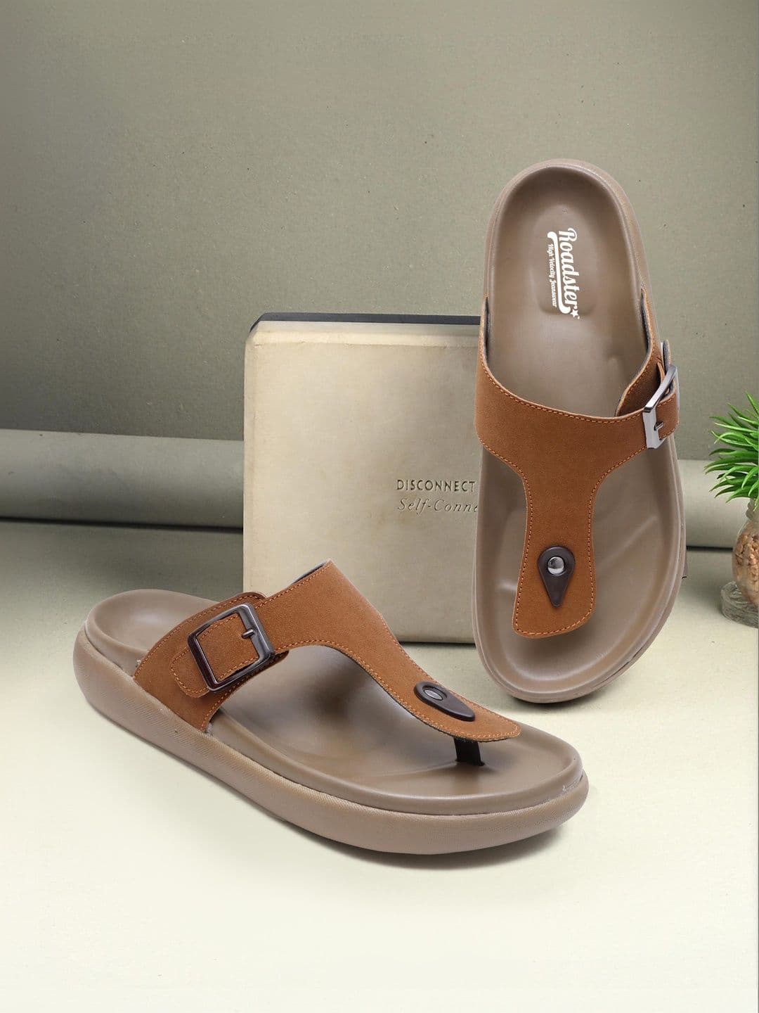The Roadster Lifestyle Co Men Slip-On Comfort Sandals - view 1