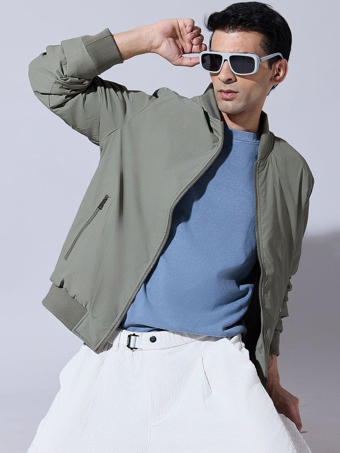 SHOWOFFFF Men Windcheater Outdoor Bomber Jacket - view 1