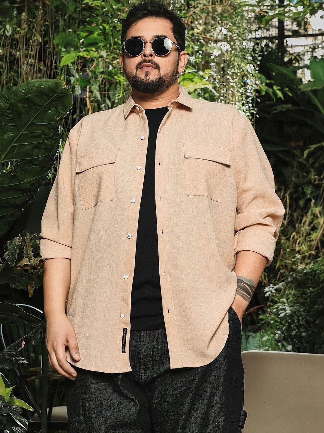 Instafab Plus Men Relaxed Casual Shirt - view 1