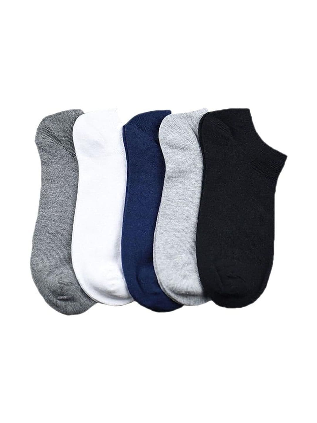BEAR&BEYOND Men Pack of 5 Cotton Assorted Ankle Length Socks - view 1