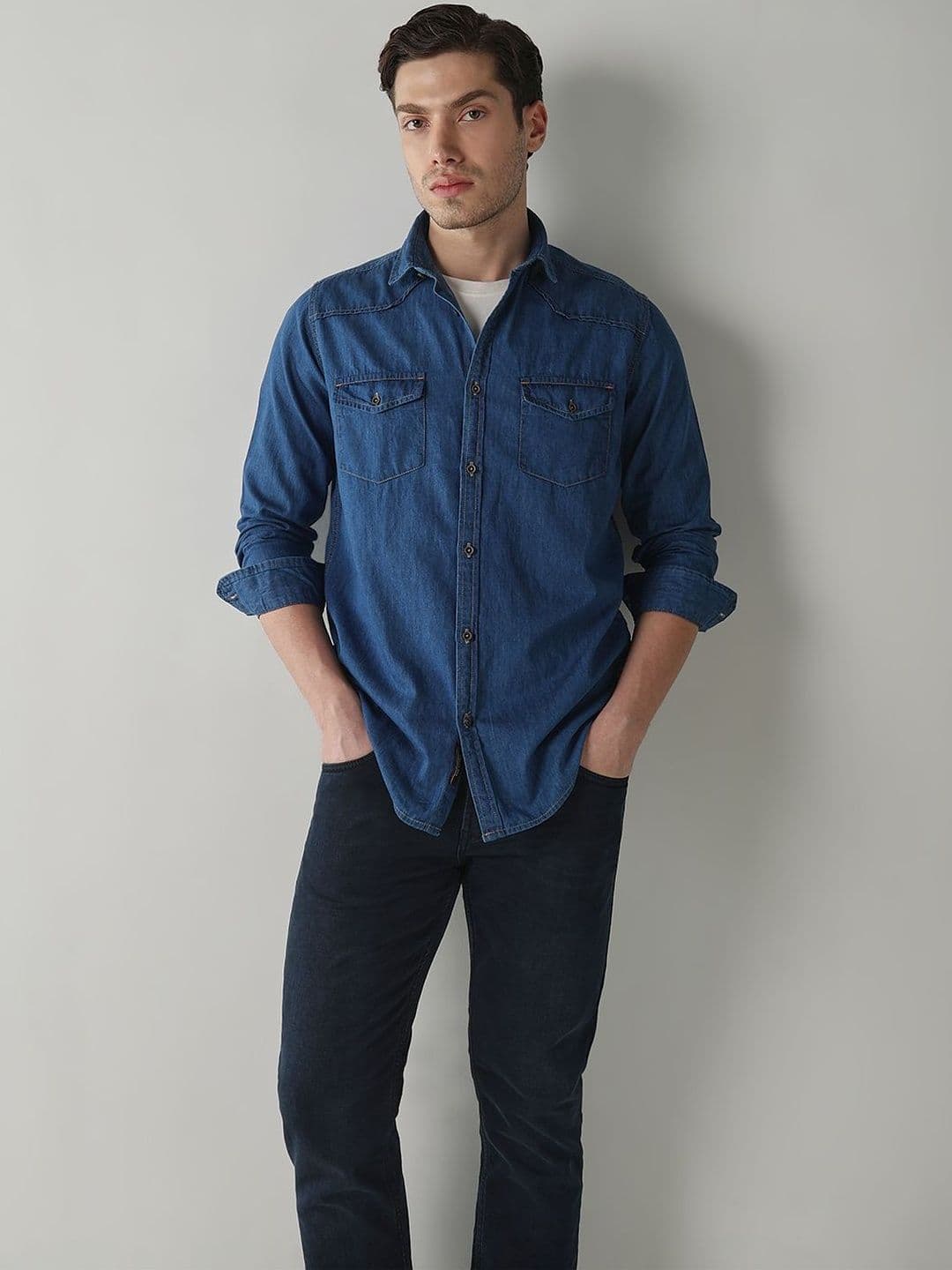 Reid & Taylor Men Slim Fit Casual Shirt - view 1
