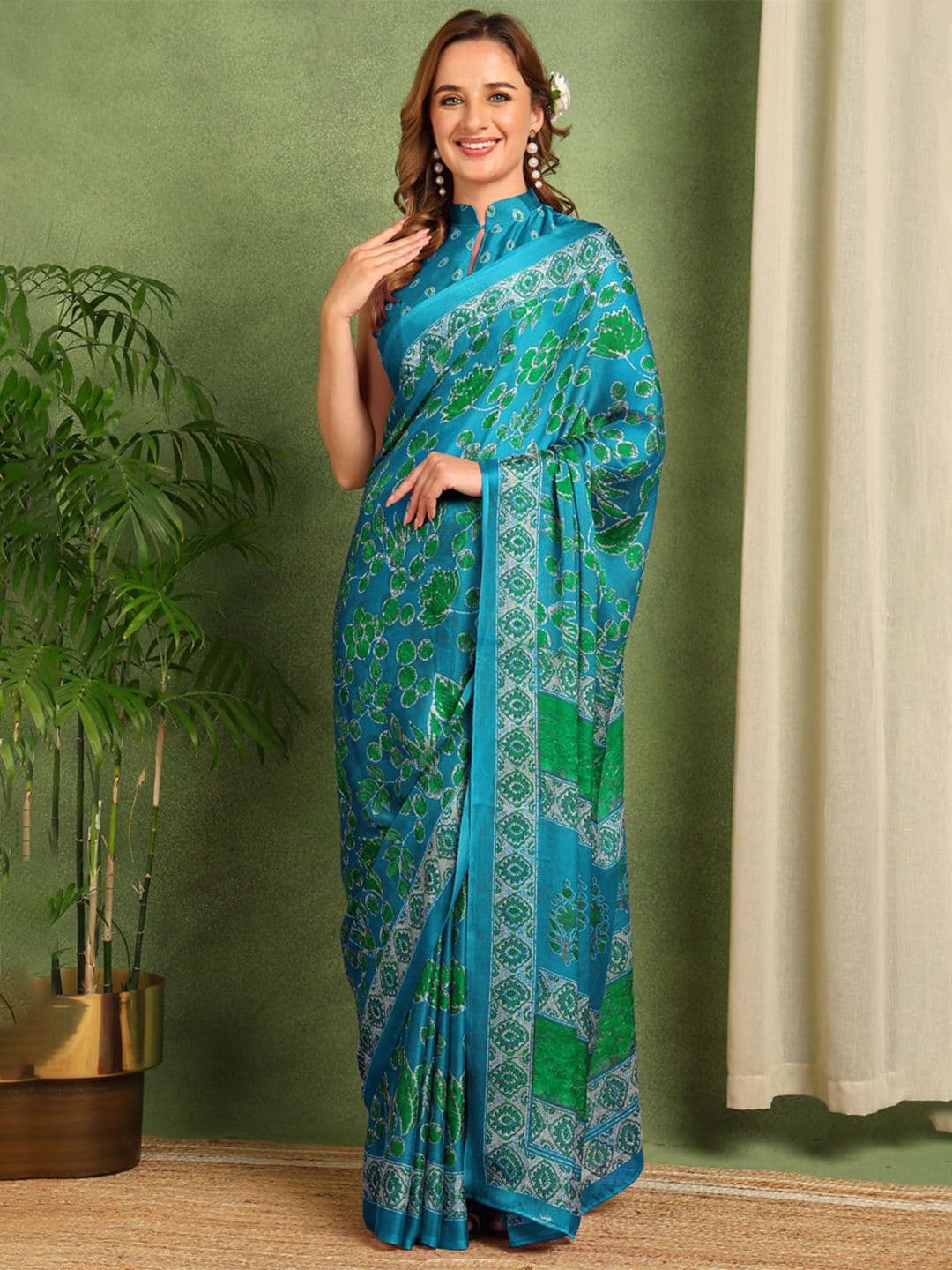KALINI Floral Saree - view 1