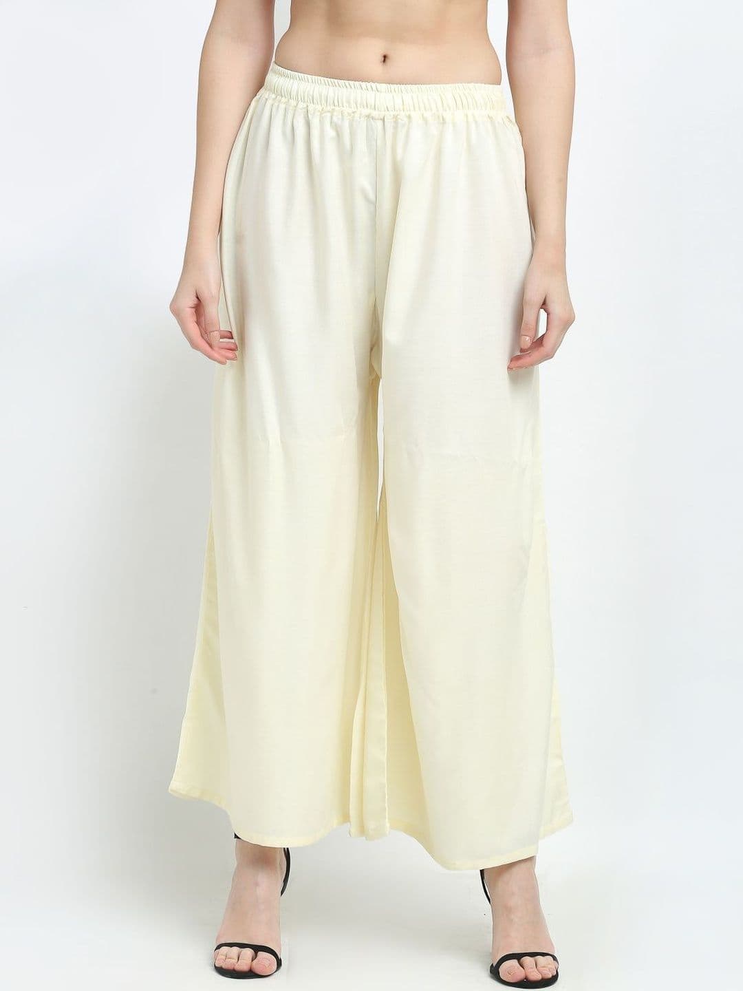 KALINI Women Flared Ethnic Palazzos - view 1