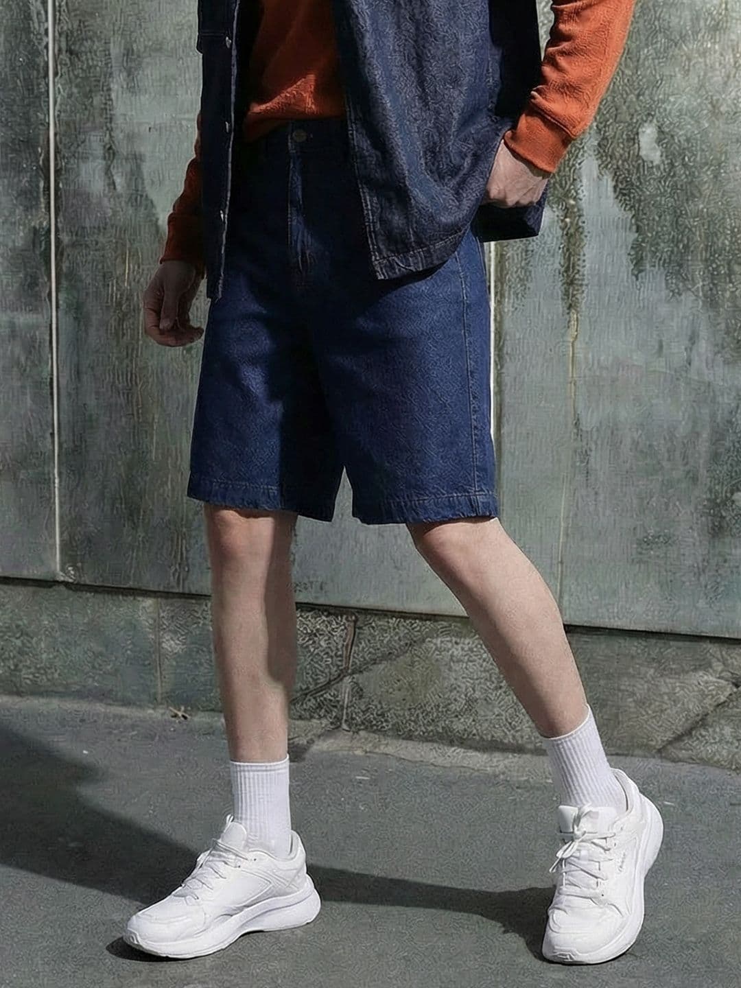 The Roadster Life Co. Men Relaxed Fit Denim Shorts - view 1