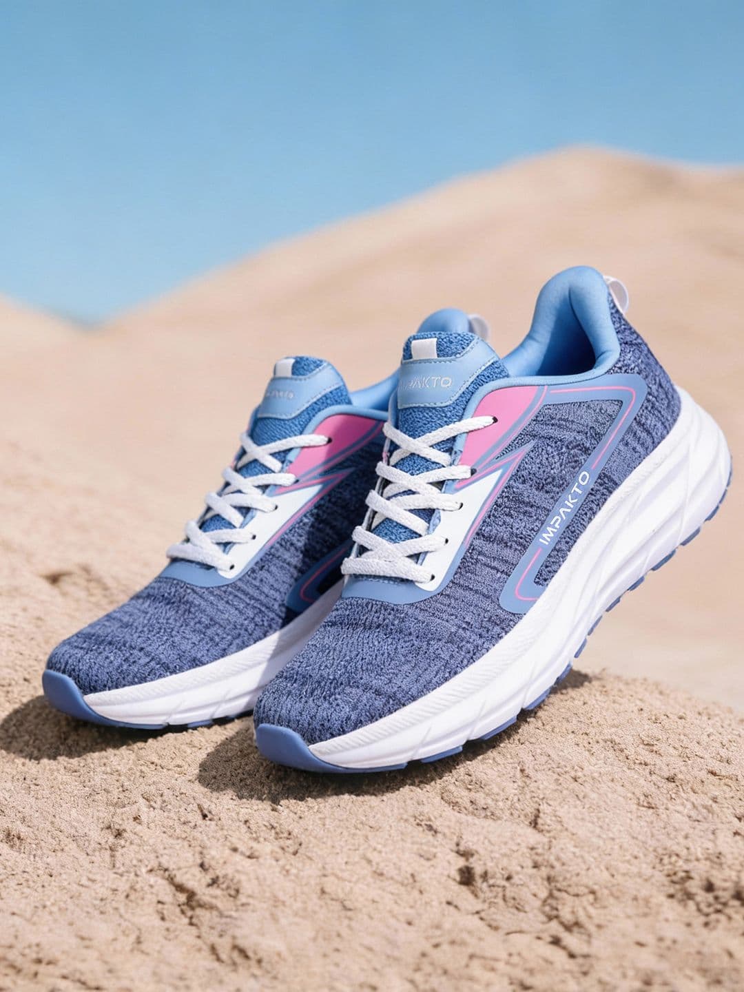 IMPAKTO Women's Running Stylish & Lightweight Comfortable Lace-Up Sports Shoes - view 1