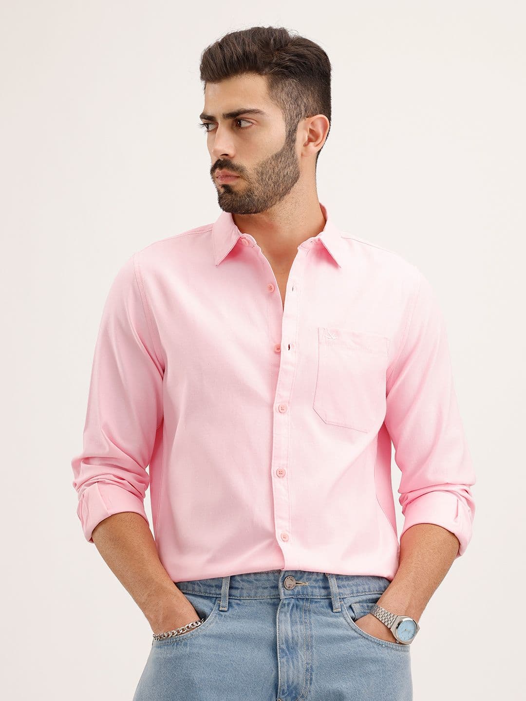 WROGN Spread Collar Casual Shirt - view 1